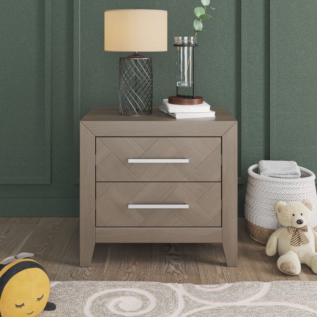 Kieran Nightstand, Crescent Gray