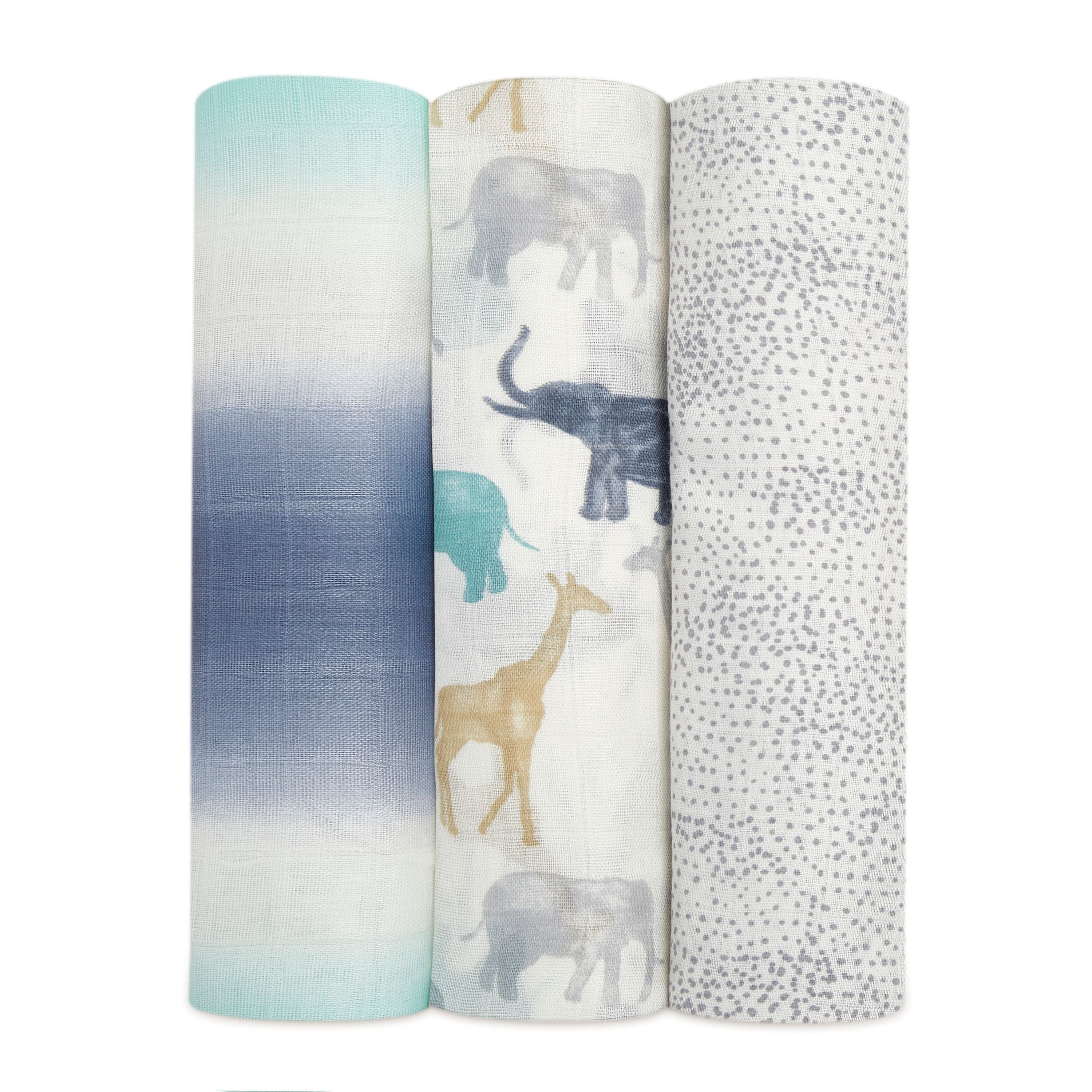 Boutique Silky Soft Swaddle Blanket 3 Pack