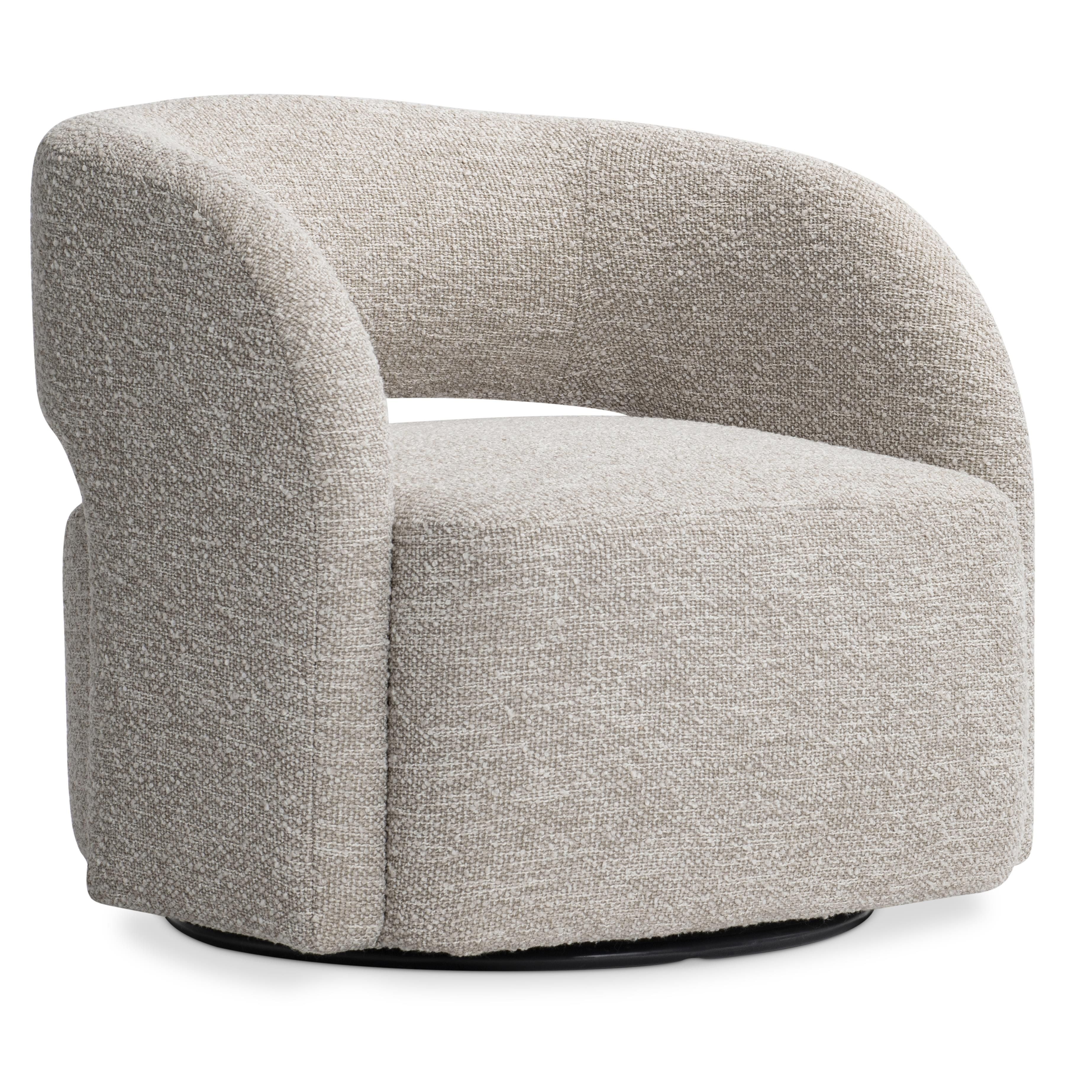 Bernhardt Chloe Leather Swivel Chair