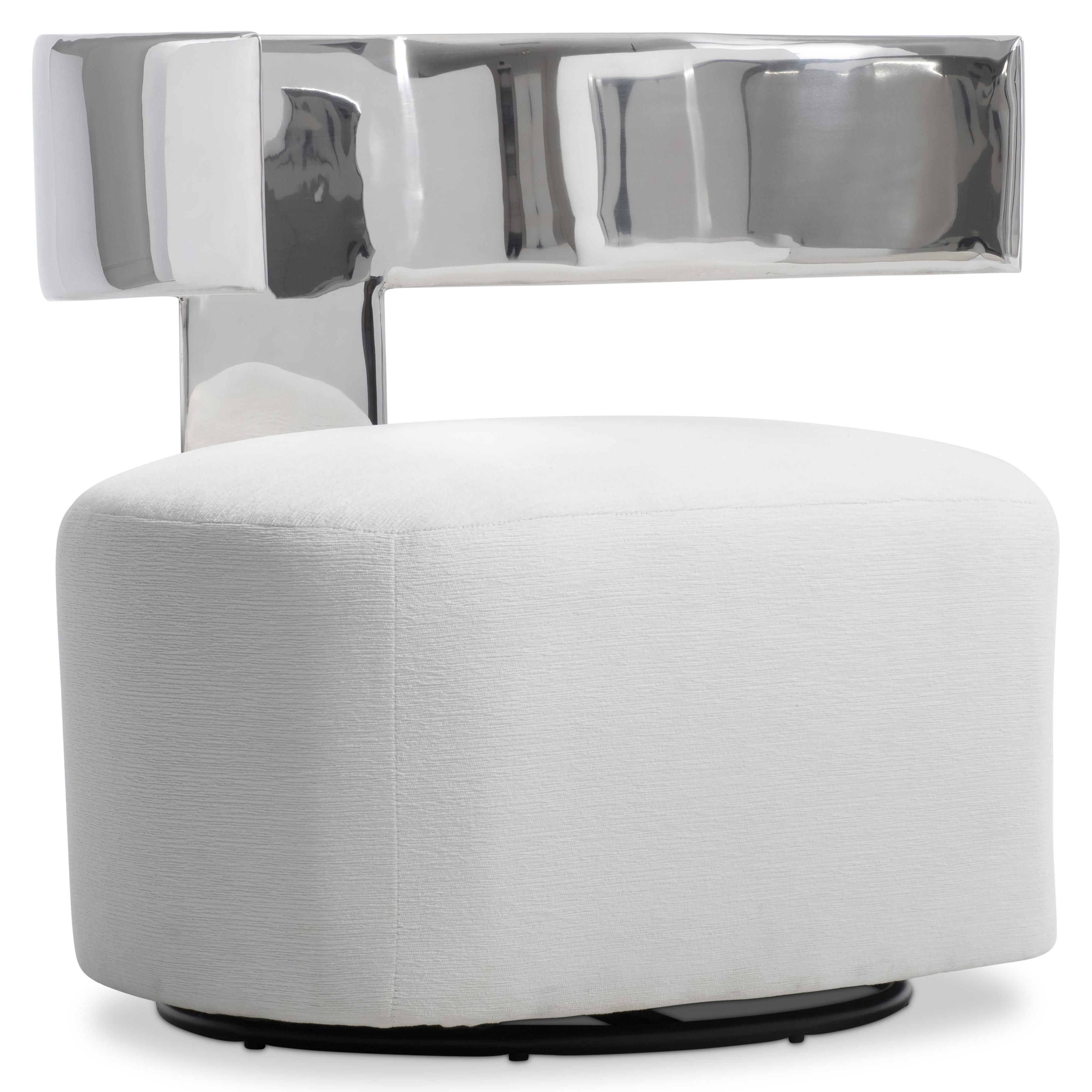 Bernhardt Ares Fabric Swivel Chair