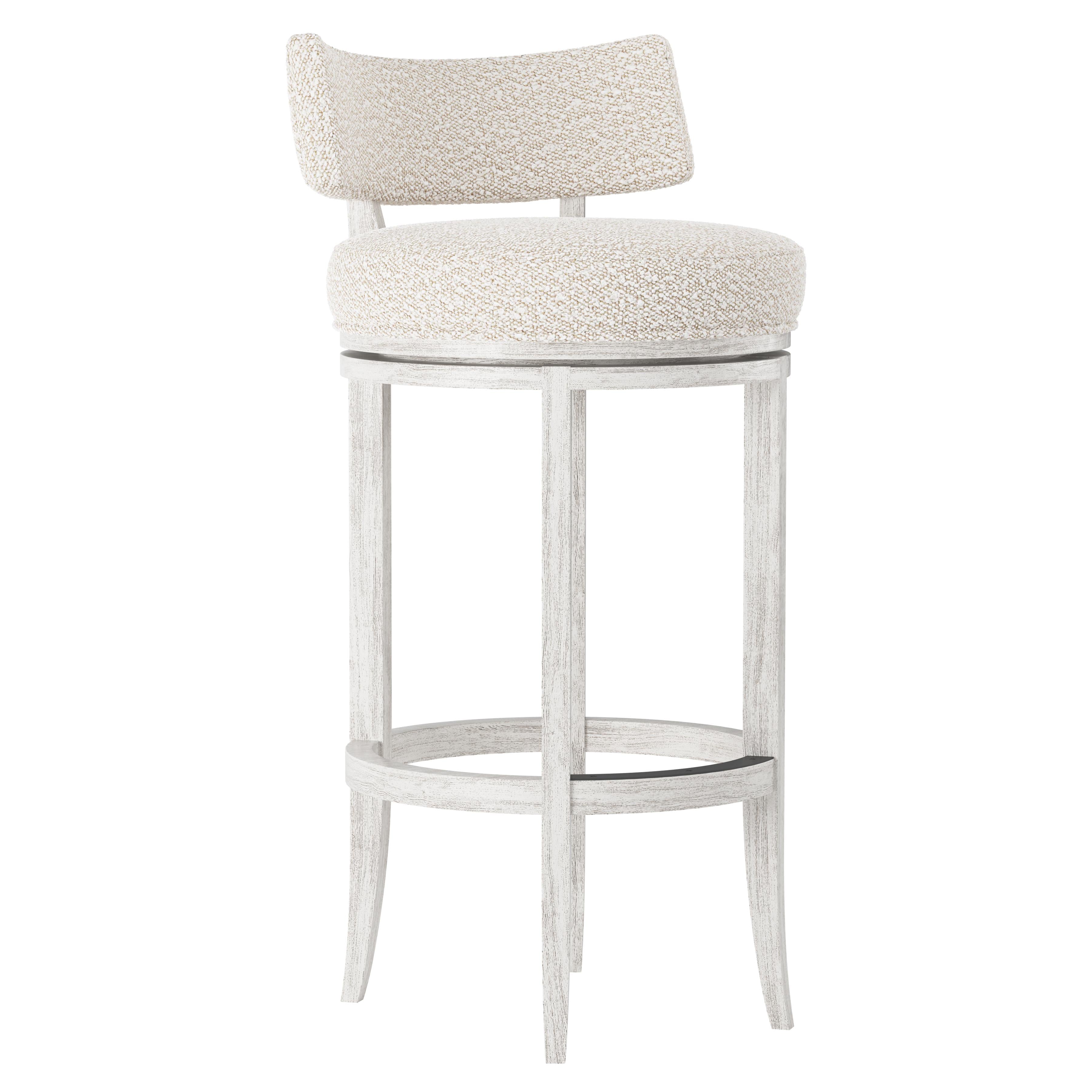 Bernhardt Furniture Hirsch Fabric Bar Stool