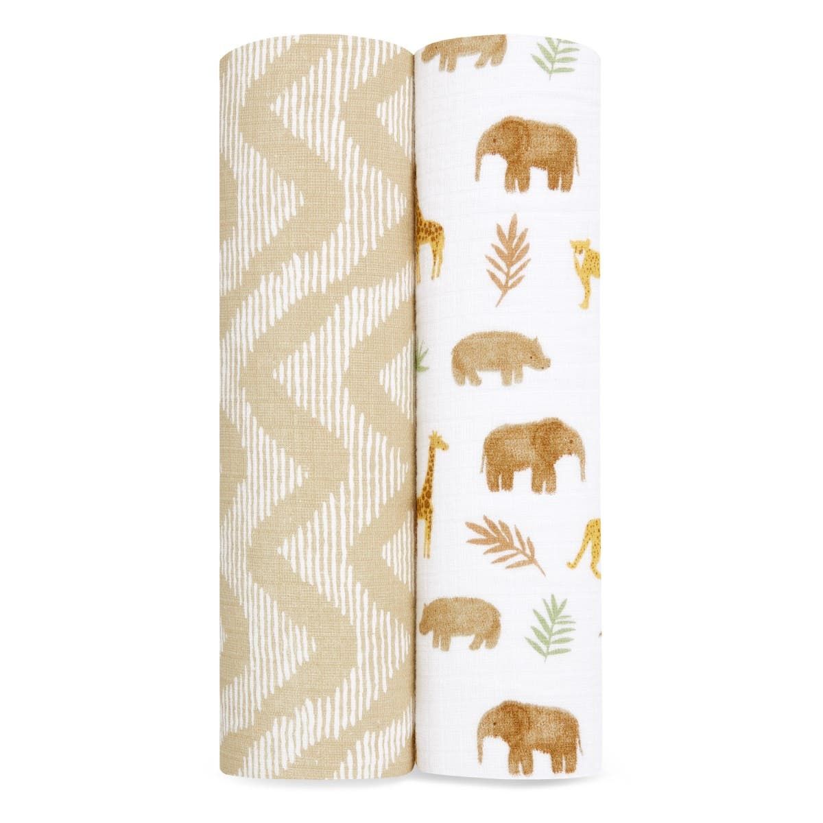 Essentials Cotton Muslin Swaddle Blanket 2 Pack
