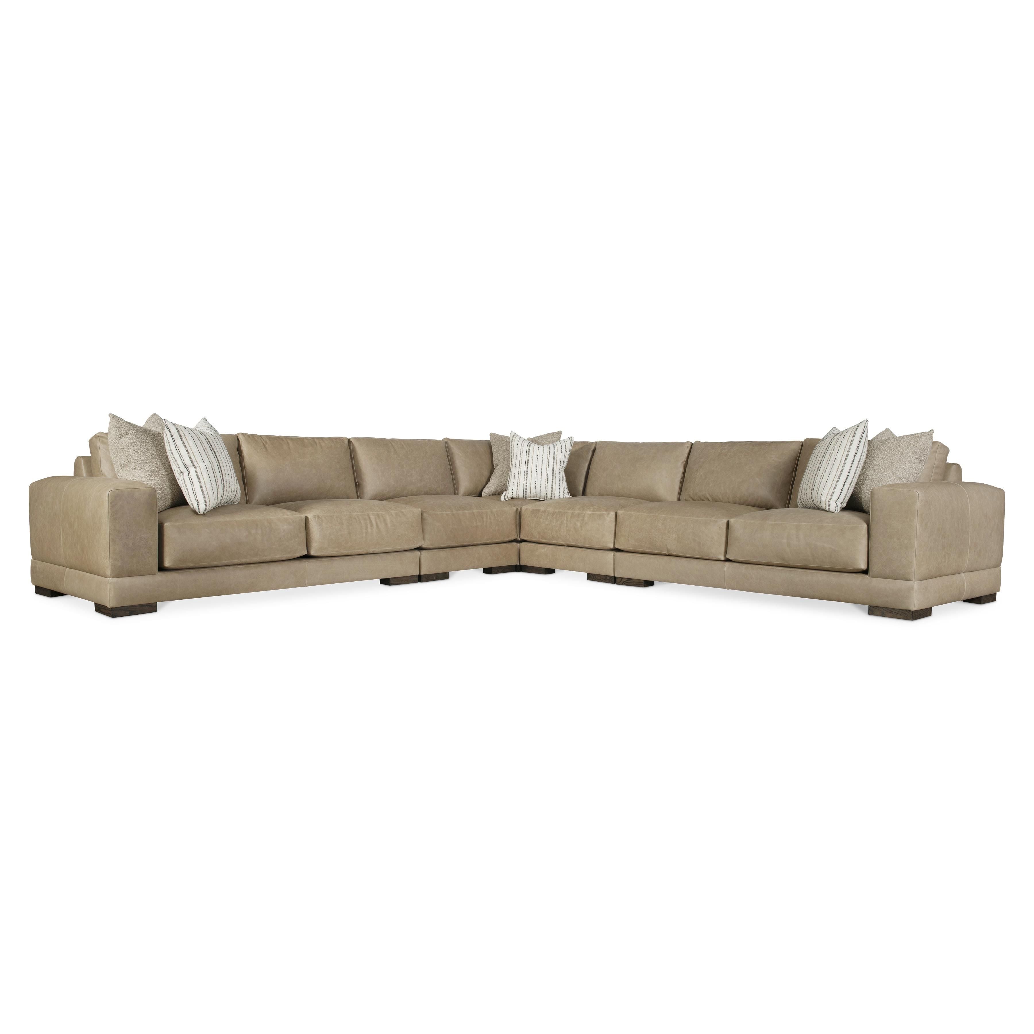 Bernhardt Furniture Lars Leather Sectional