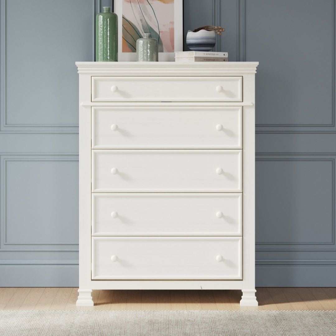 Westgate 5-Drawer Chest, Vintage Linen