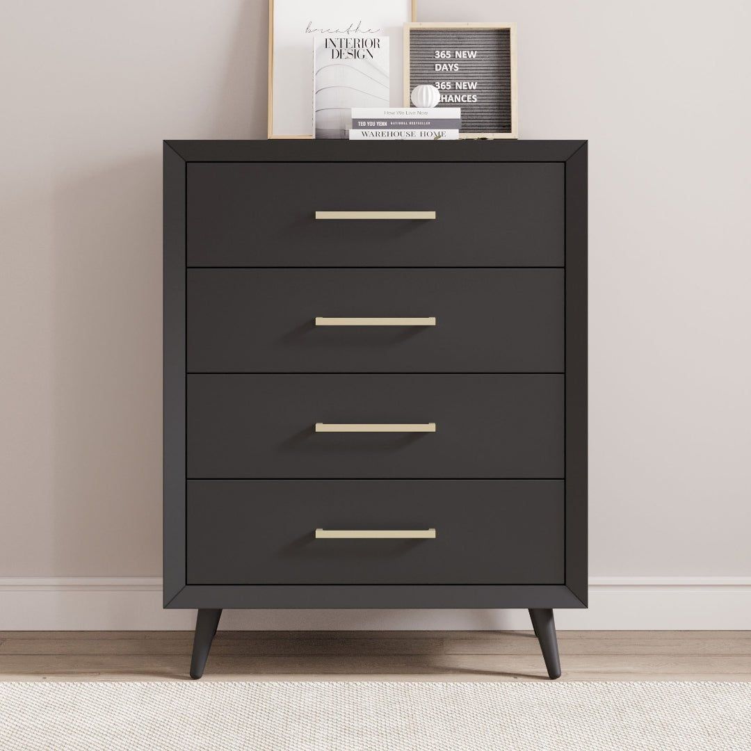 Cranbrook 4-Drawer Chest - Ebony