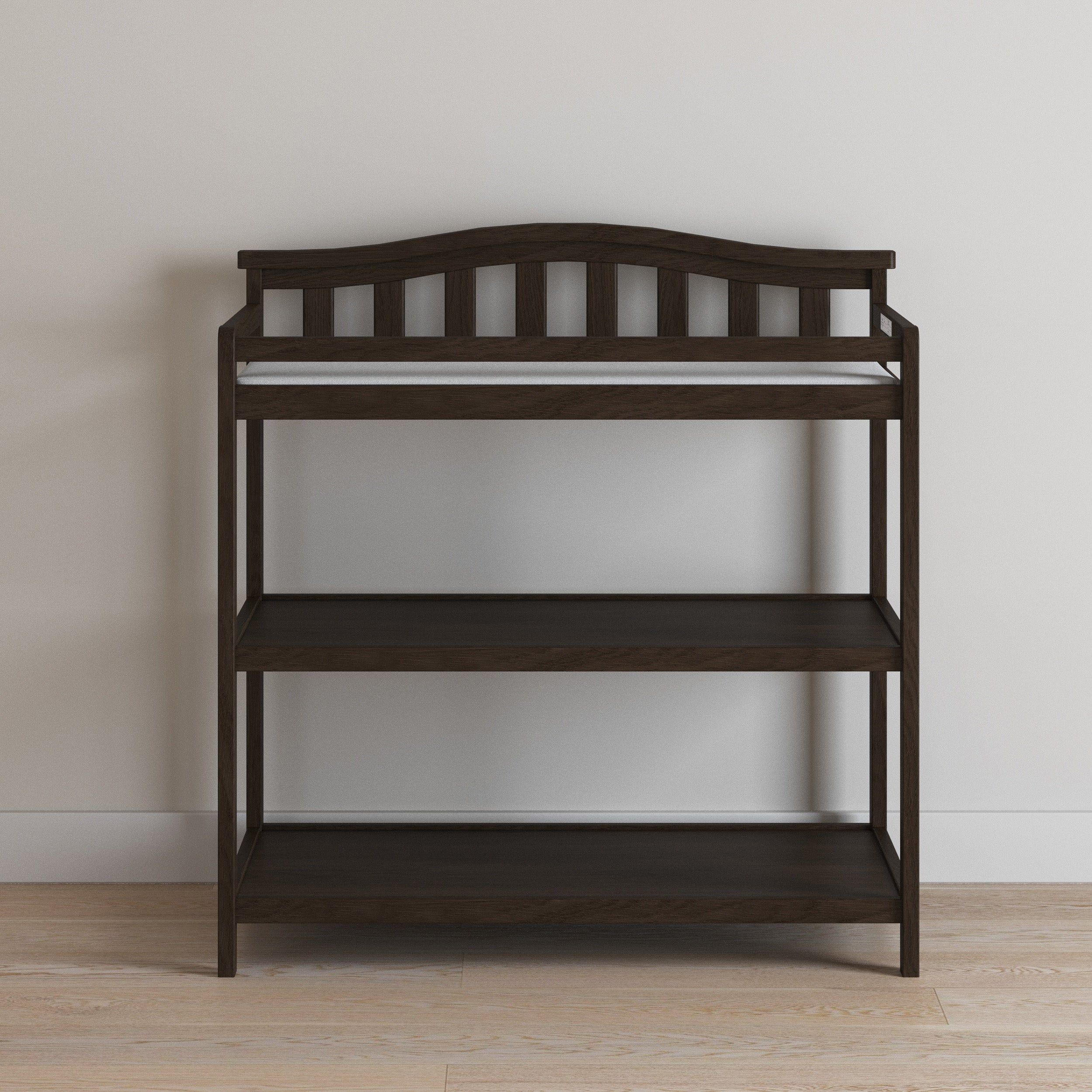 Arch Top Baby Changing Table, Slate