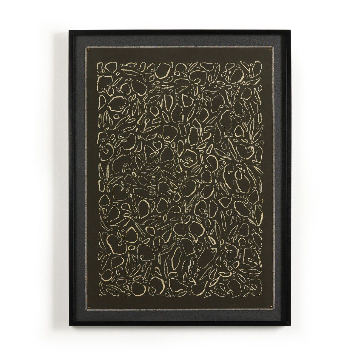 Cream On Black Glimmer By Laurel-dawn Latshaw
