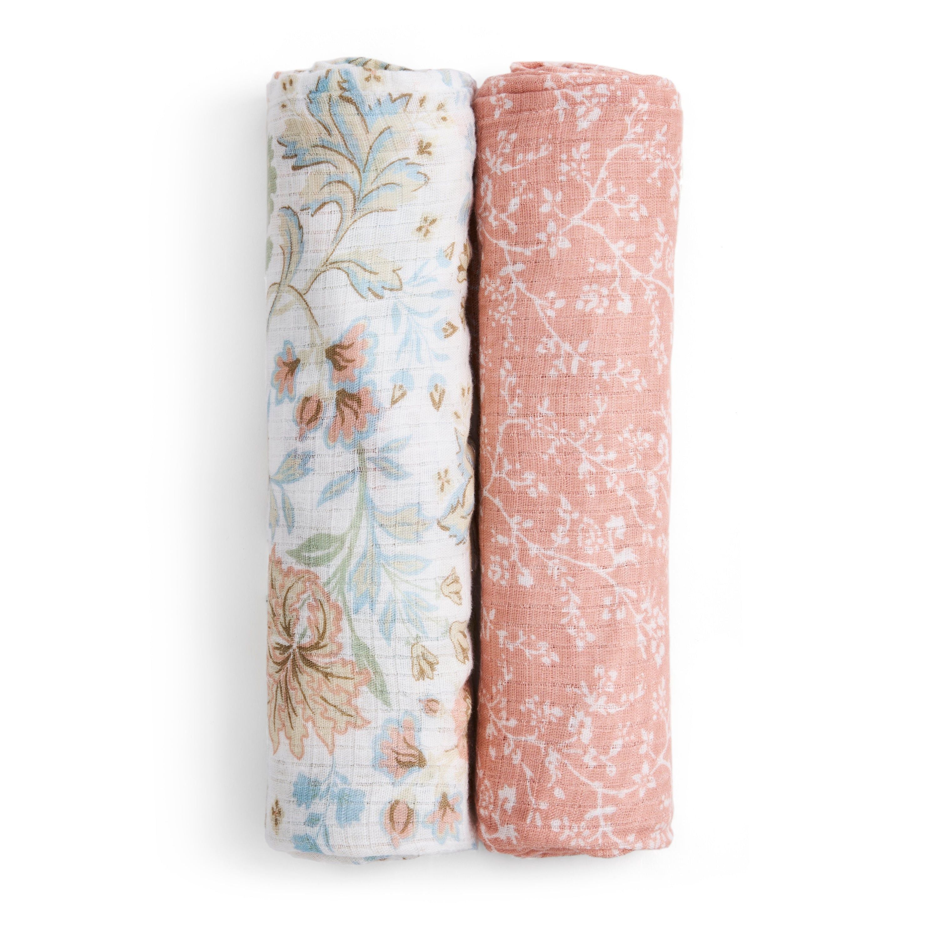 Essentials Silky Soft Swaddle Blanket 2 Pack