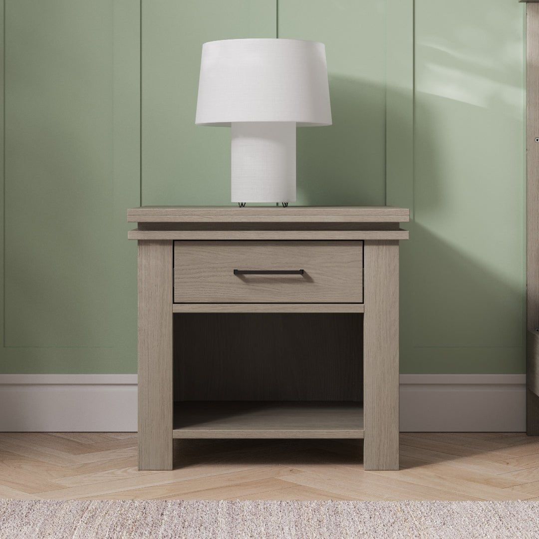Denman Nightstand, Crescent Gray