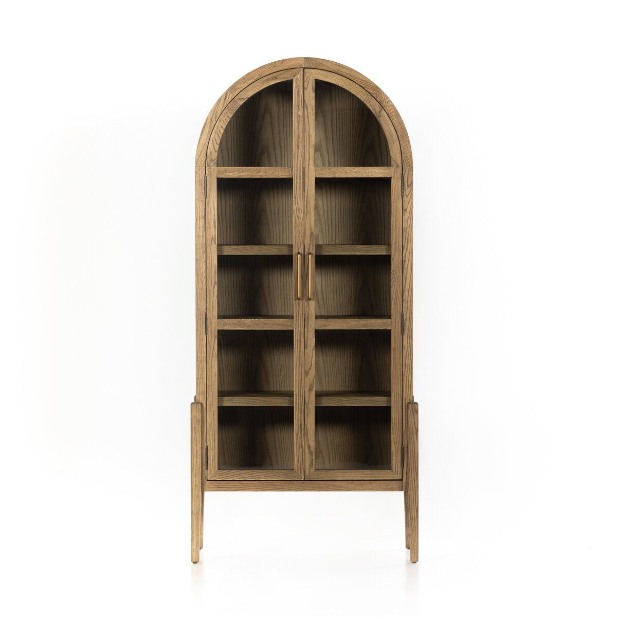 Tolle Cabinet Solid Oak French-Inspired Display Cabinet