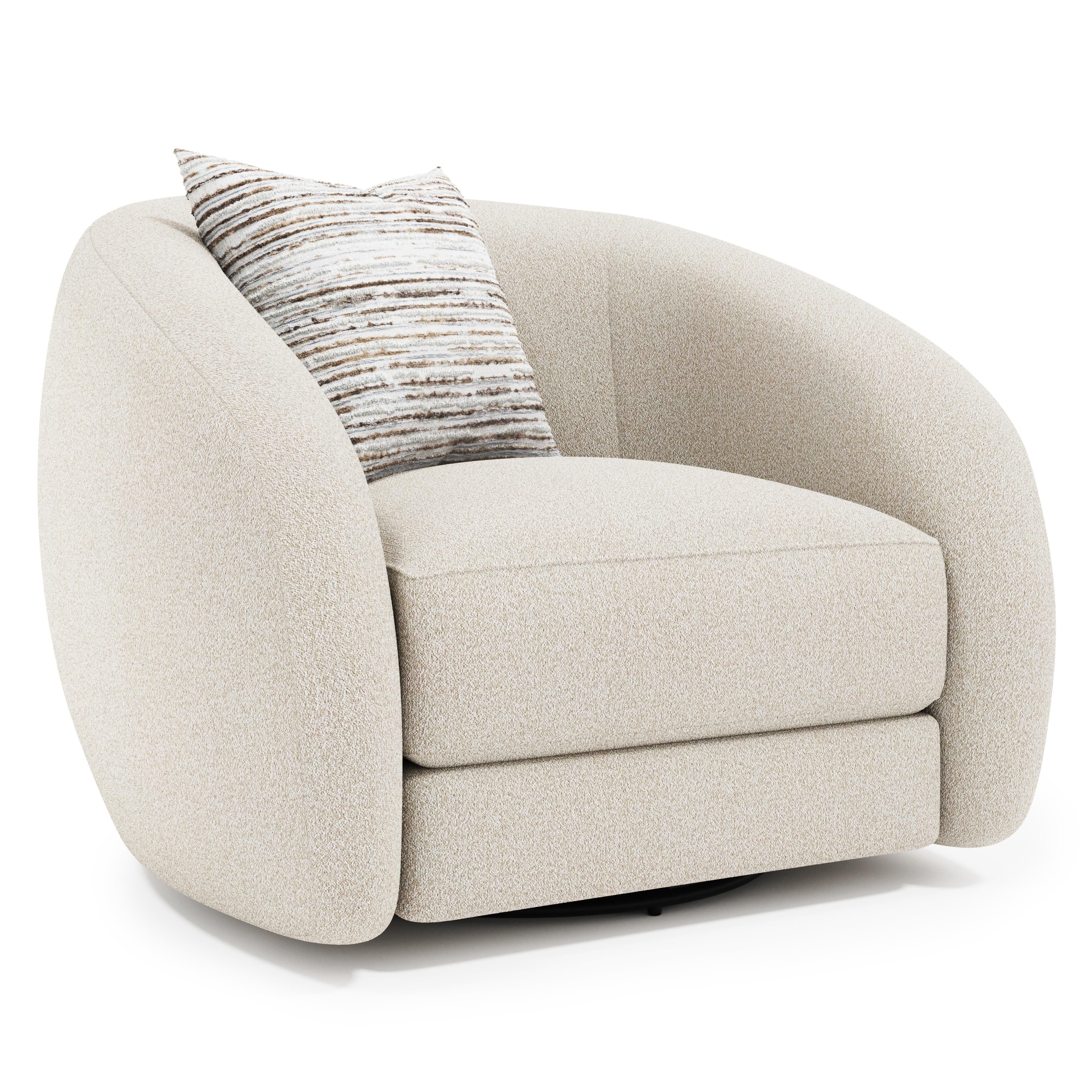 Bernhardt Furniture – Austen Fabric Swivel Chair