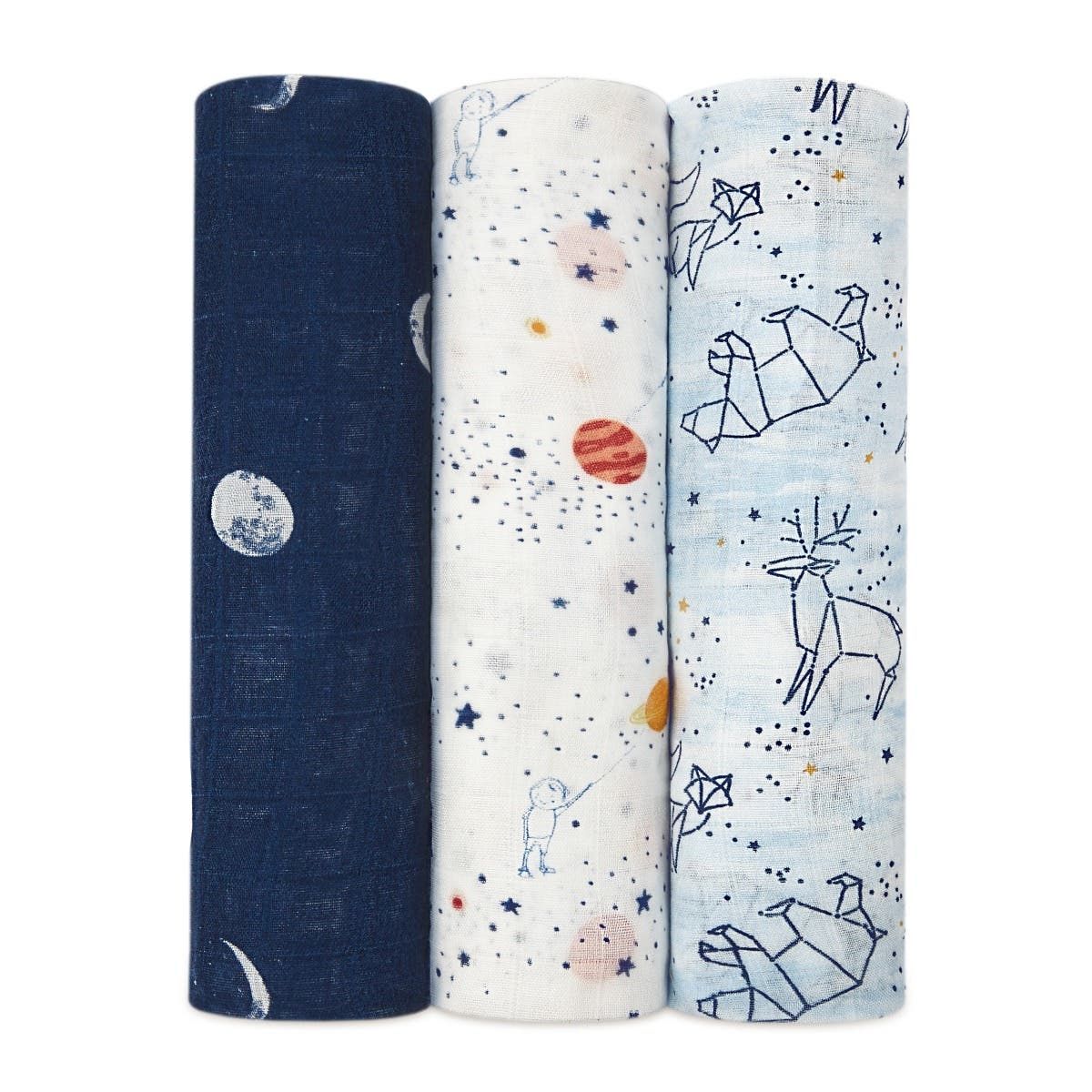 Boutique Silky Soft Swaddle Blanket 3 Pack