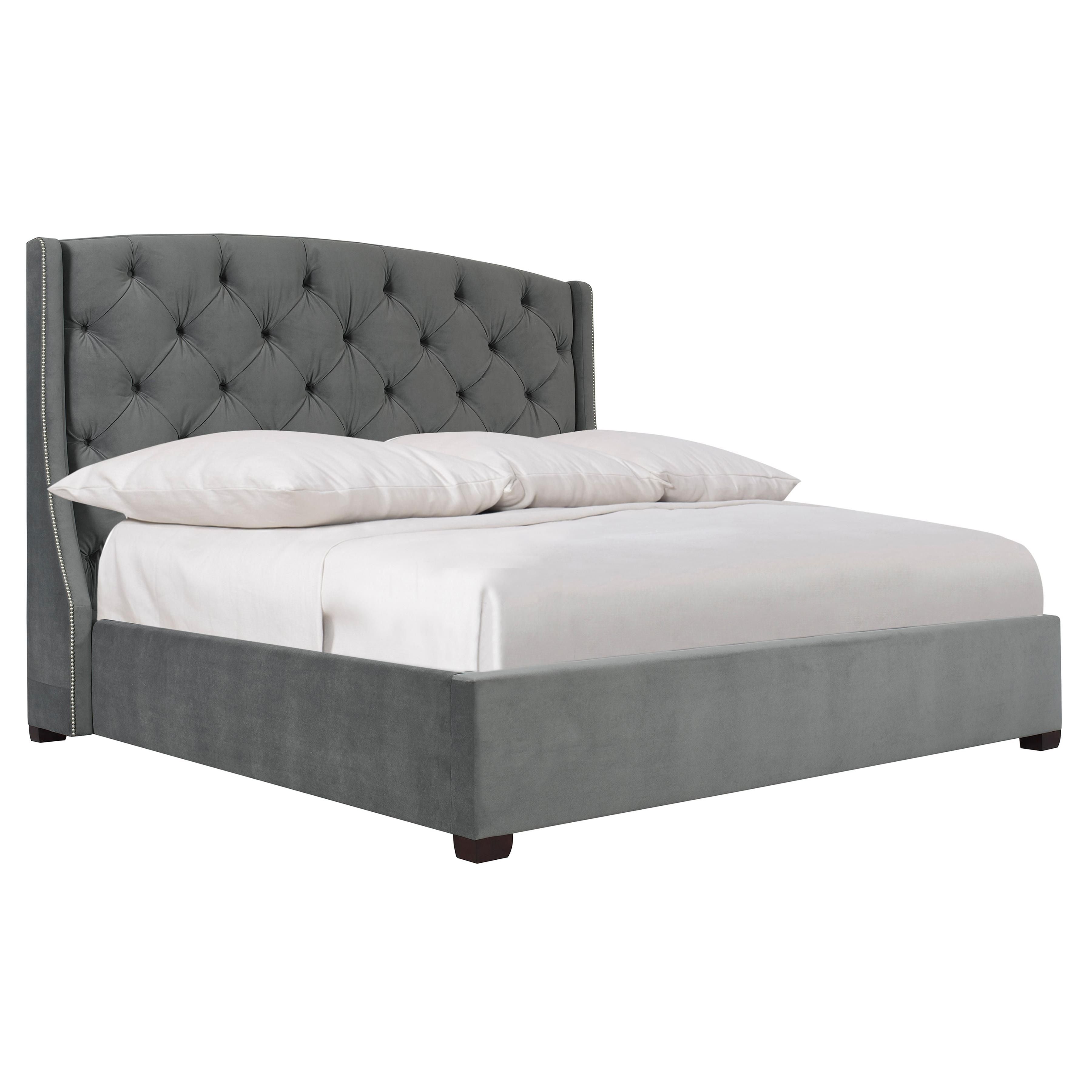 Bernhardt Furniture – Jordan Fabric Storage Shelter Bed King