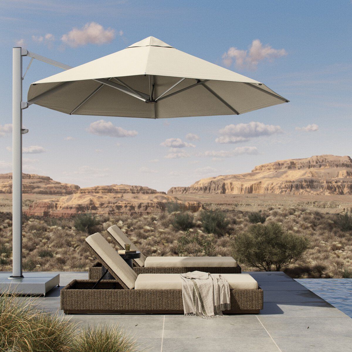 Shadowspec Serenity Outdoor Octagon Umbrella