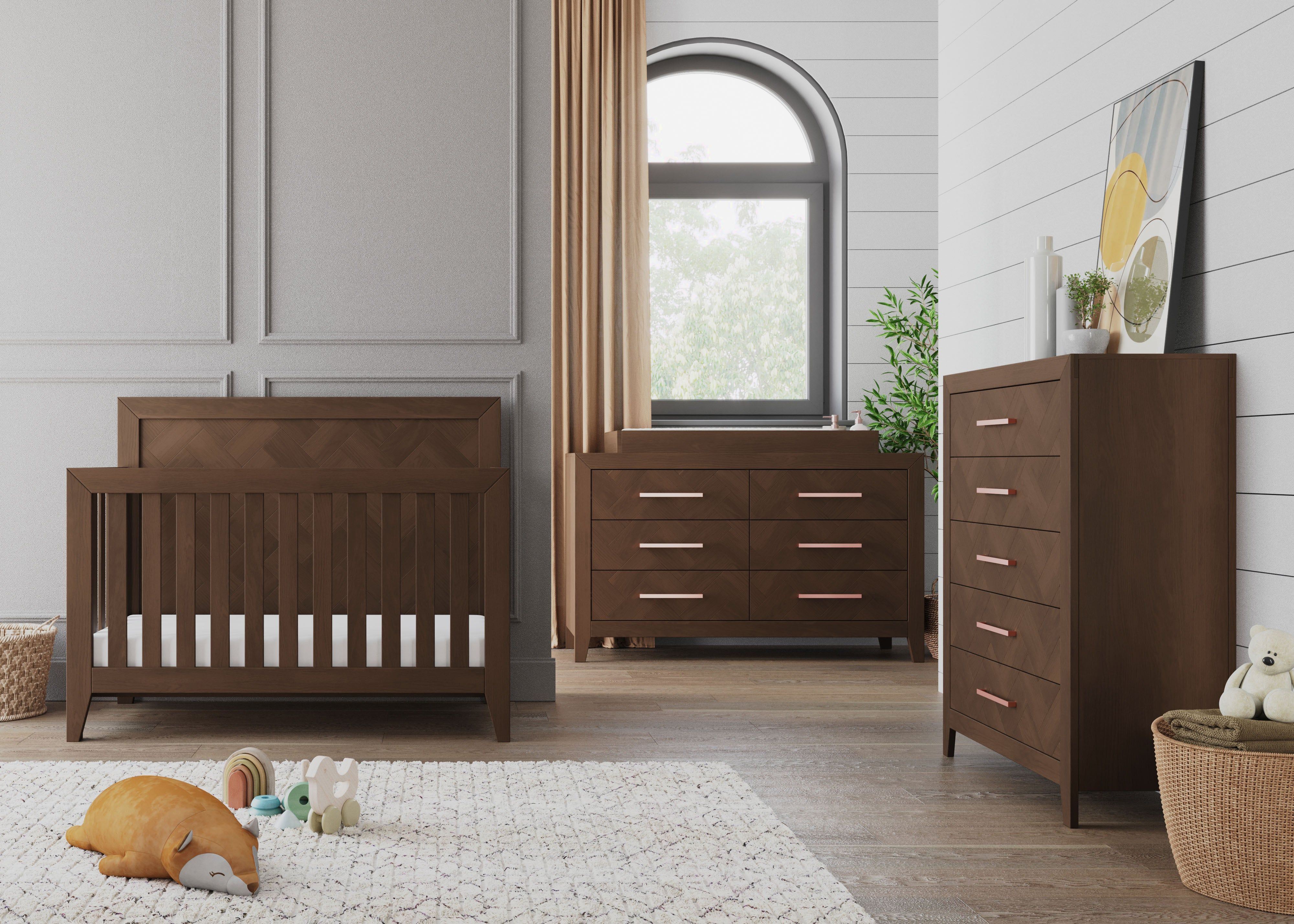 Kieran 6-Drawer Double Dresser, Toasted Chestnut