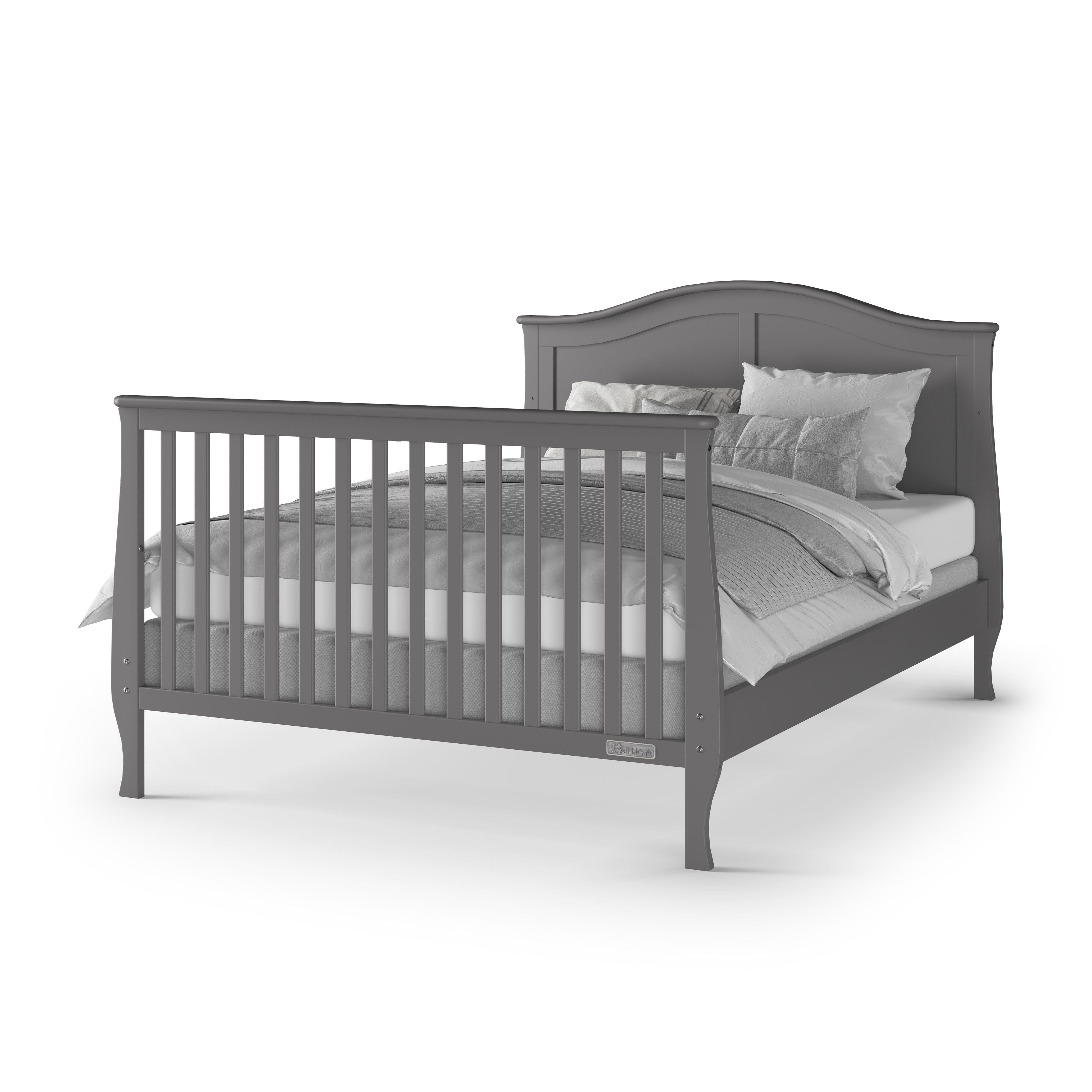 Camden 4-in-1 Convertible Crib, Cool Grey