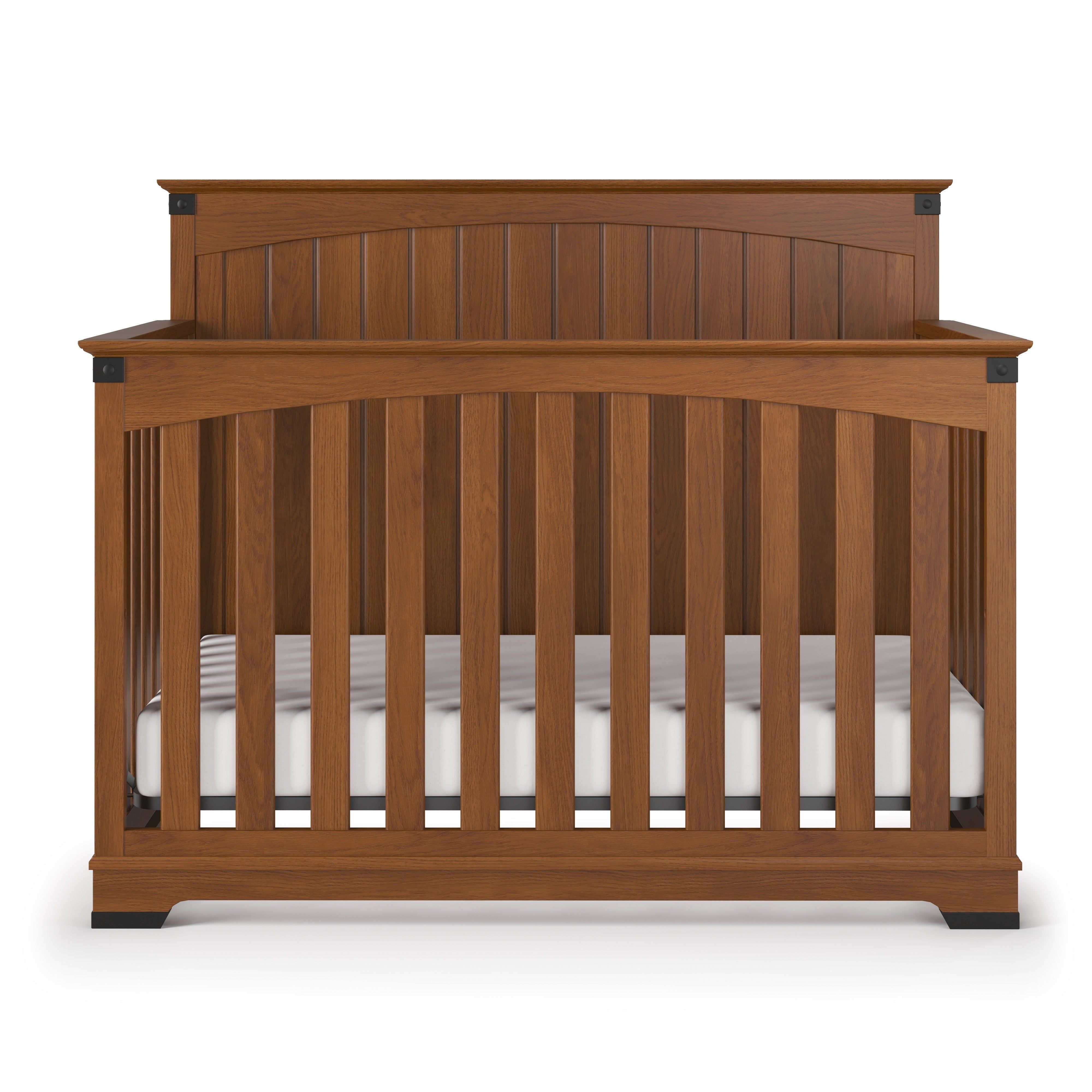Redmond Full Panel 4-in-1 Convertible Crib, Coach Cherry