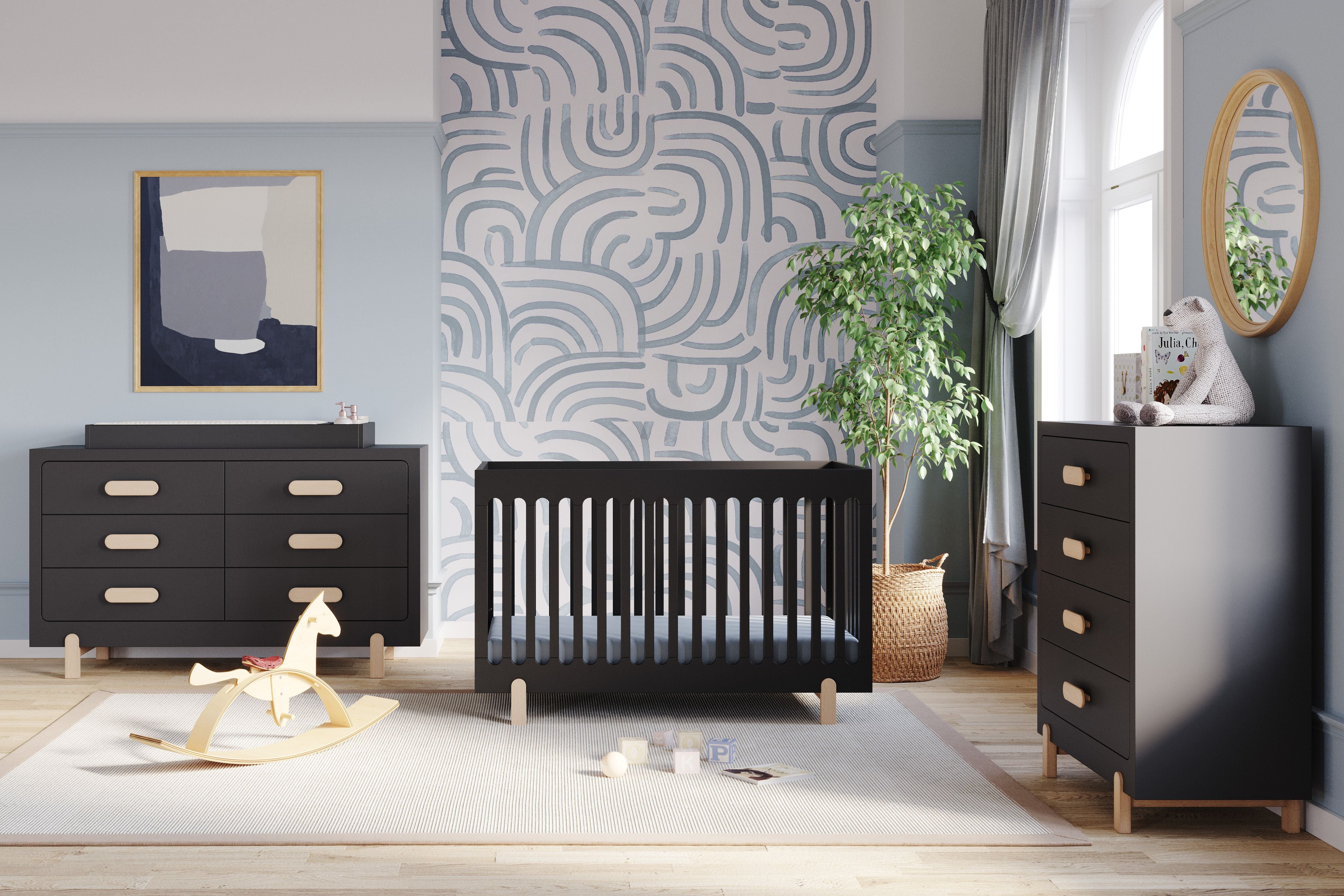 Park Heights 4-in-1 Euro Crib - Caviar Black