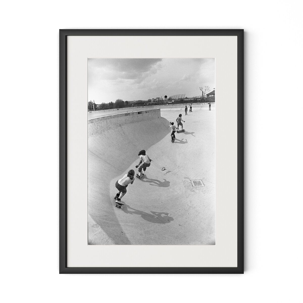 Skateboarding In A Drained Pool Ii