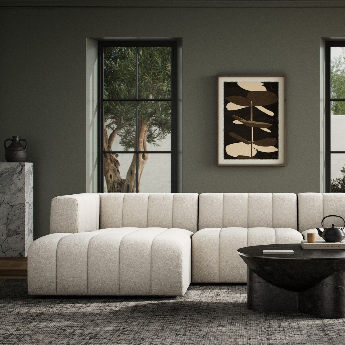 Langham Channeled 3-piece Sectional