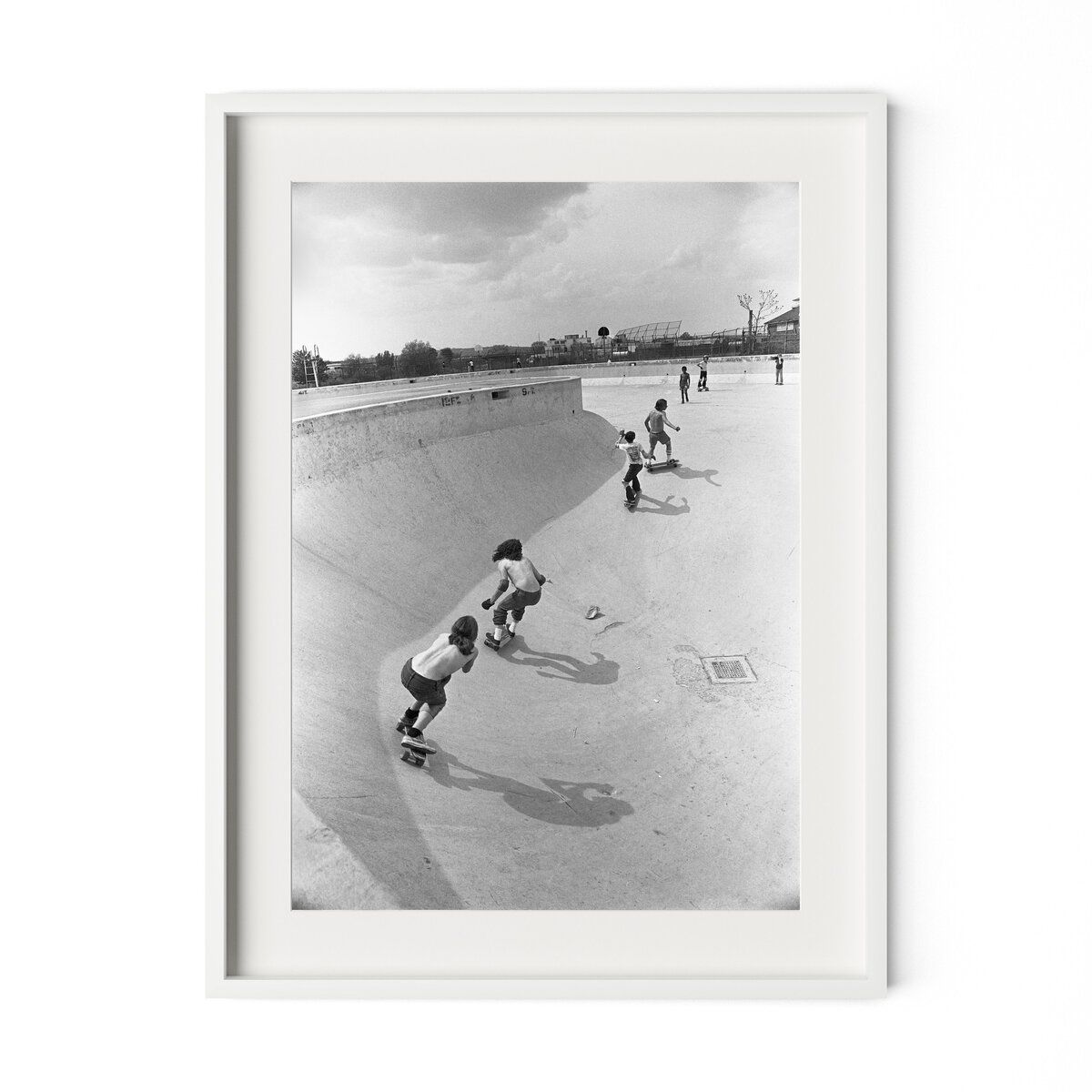 Skateboarding In A Drained Pool Ii