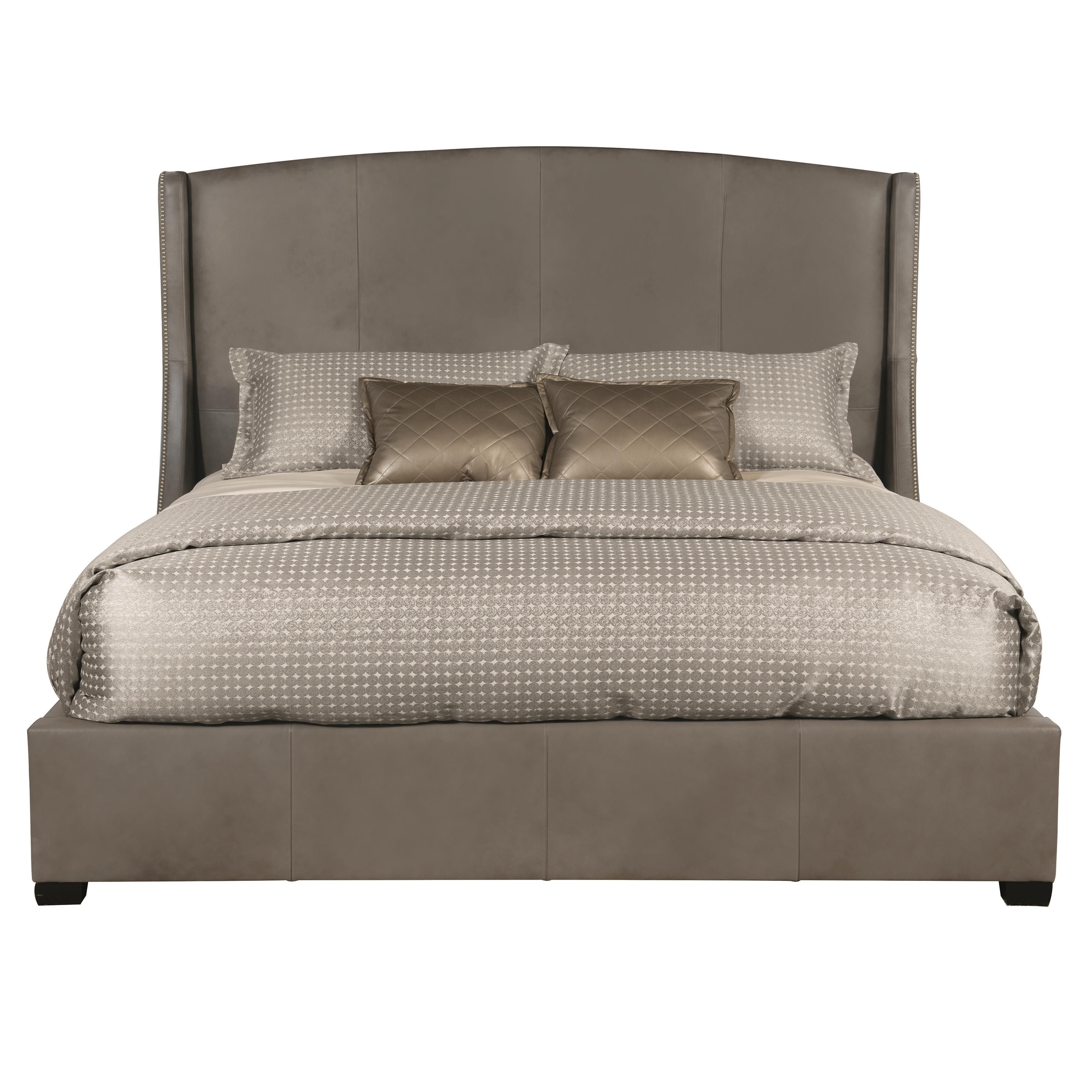 Bernhardt Furniture – Cooper Leather Shelter Bed King