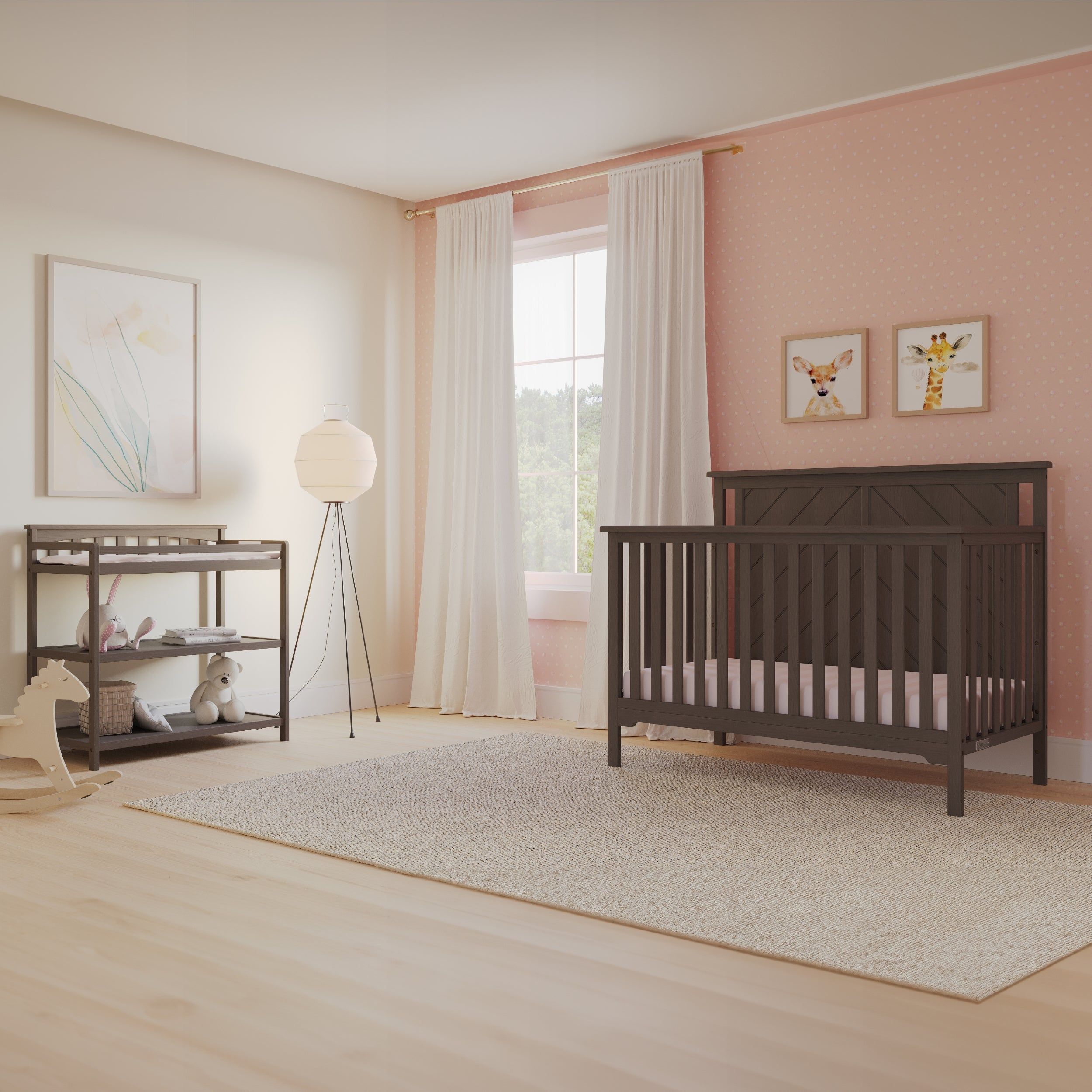 Hampton Flat Top 2-piece Nursery Set