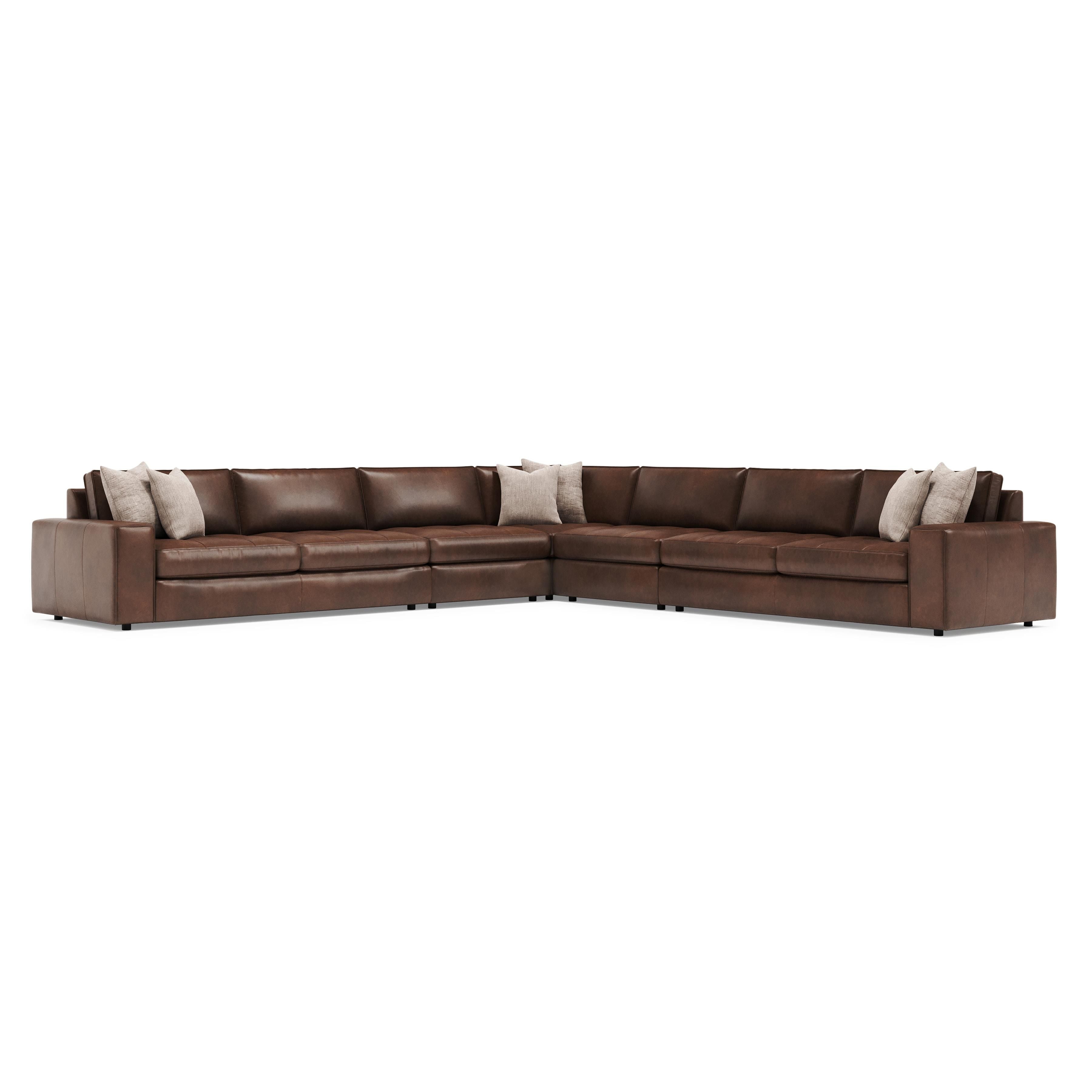 Bernhardt Furniture Nest Leather Sectional