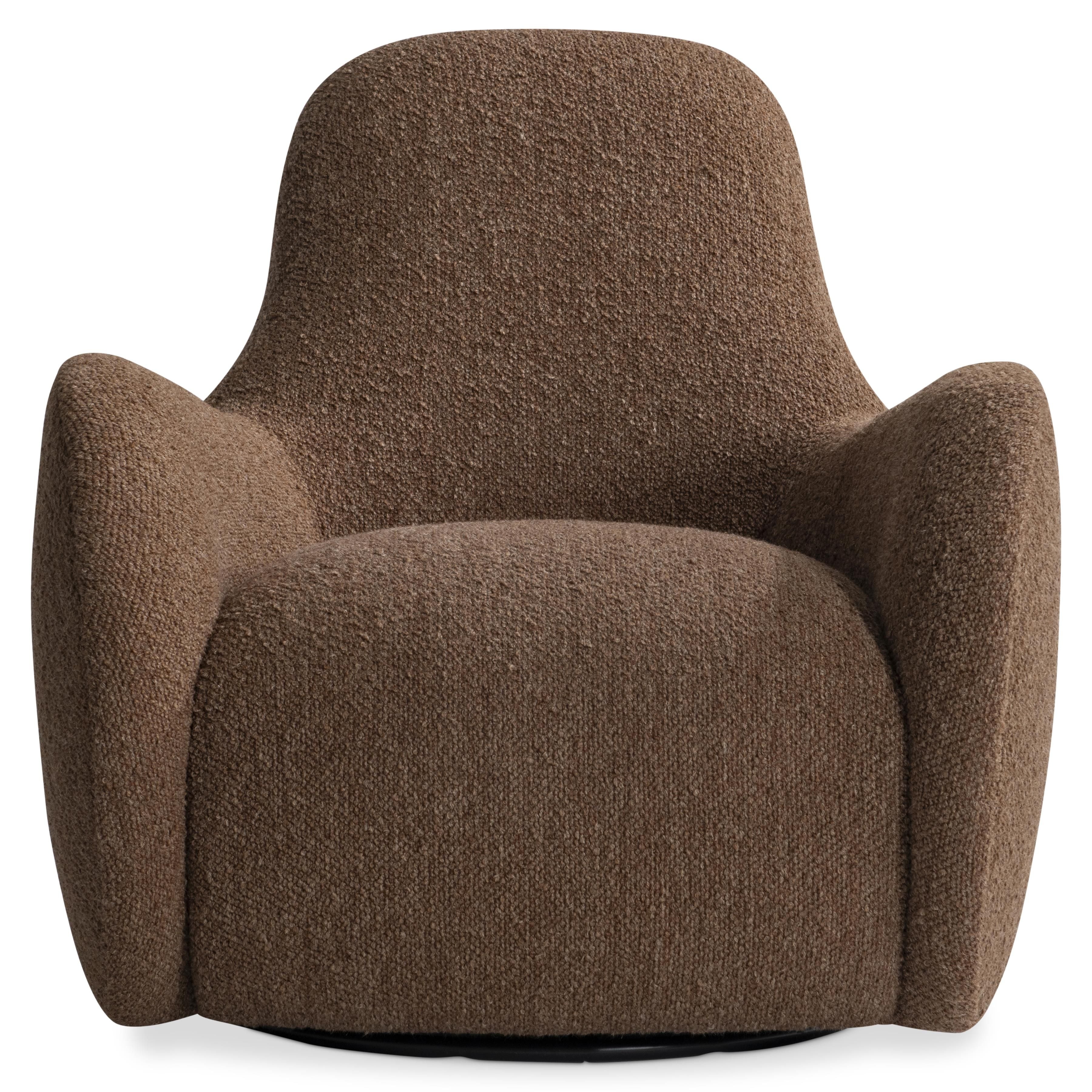Bernhardt Furniture Tucci Fabric Swivel Chair