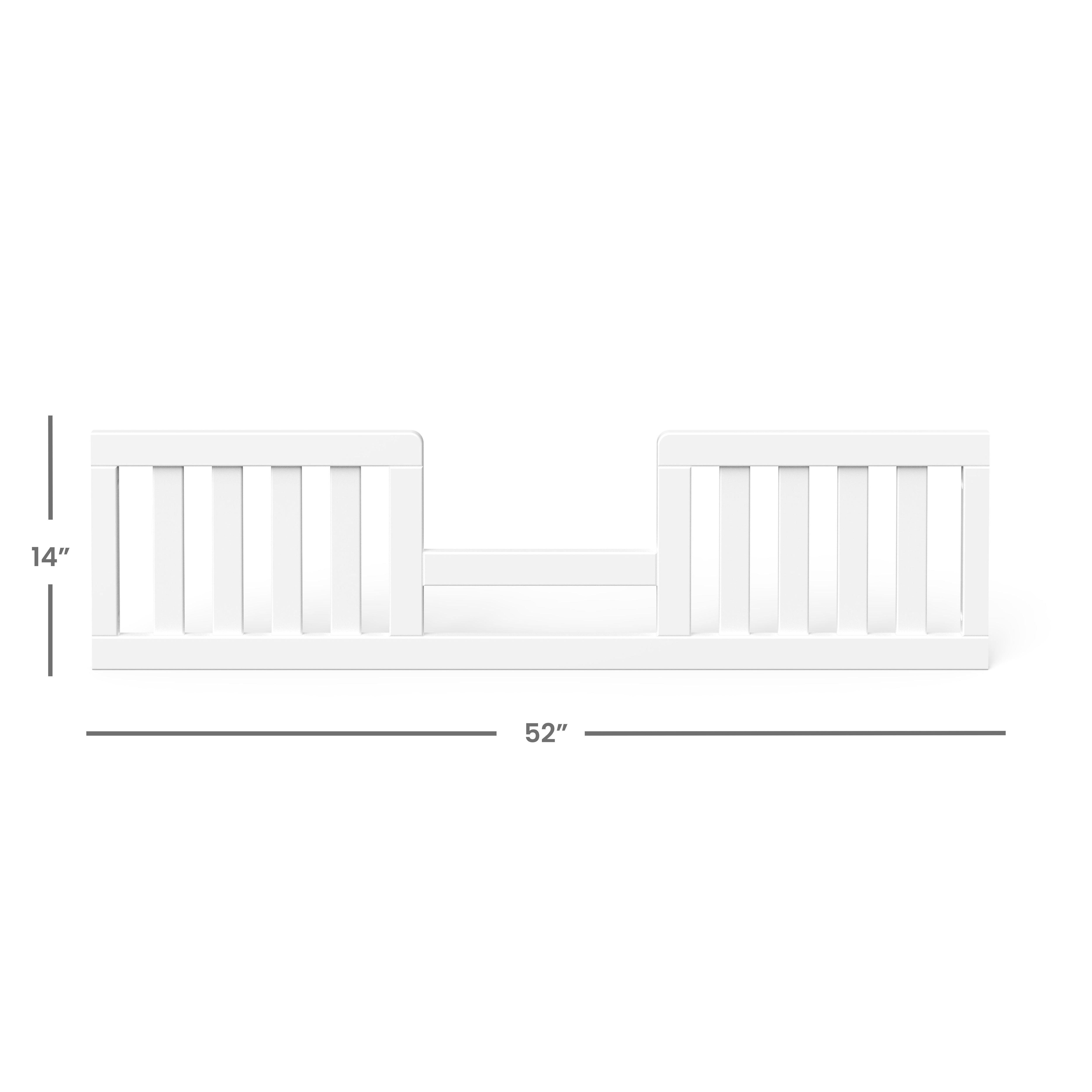 Toddler Guard Rail - Matte White
