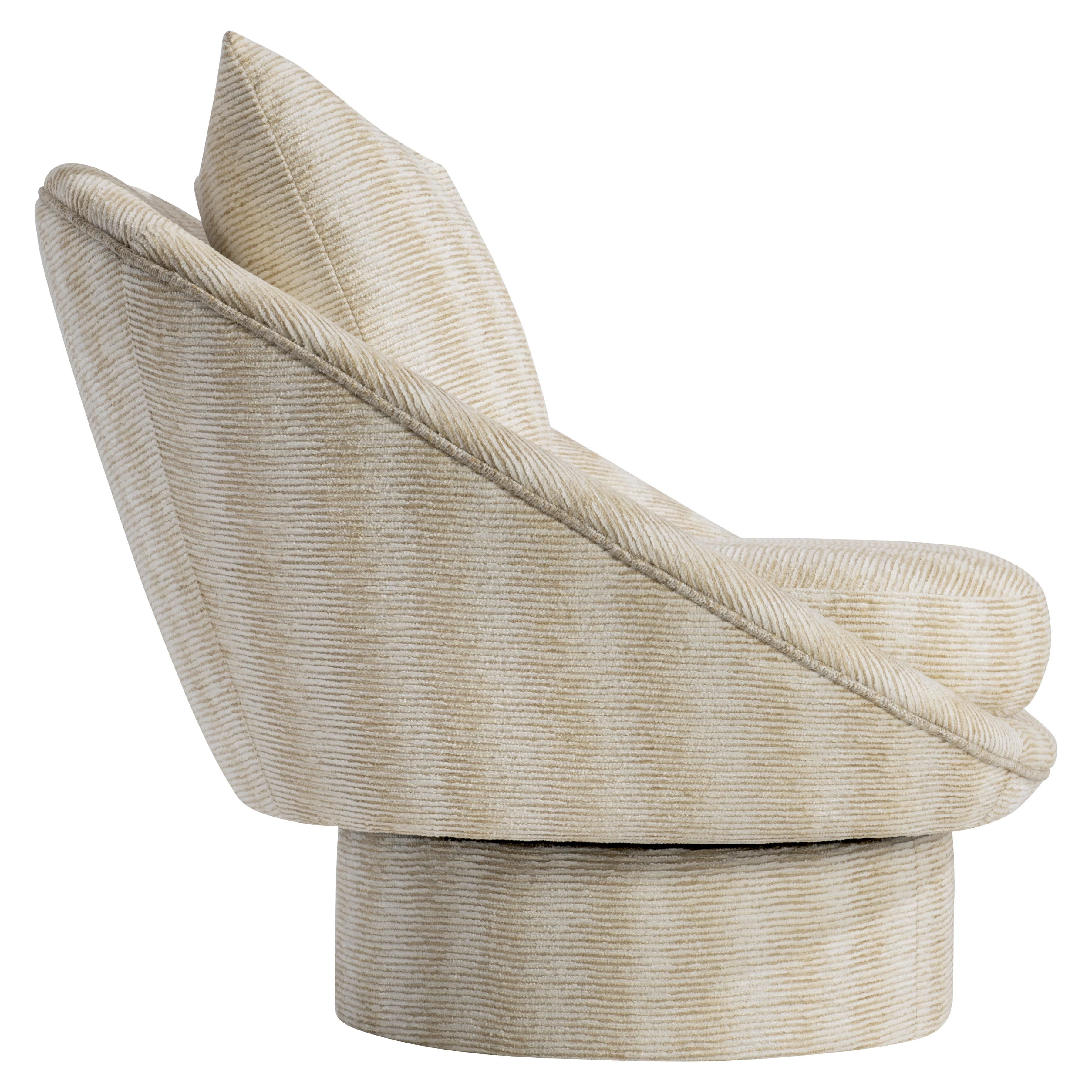 Bernhardt Lucia Fabric Swivel Chair