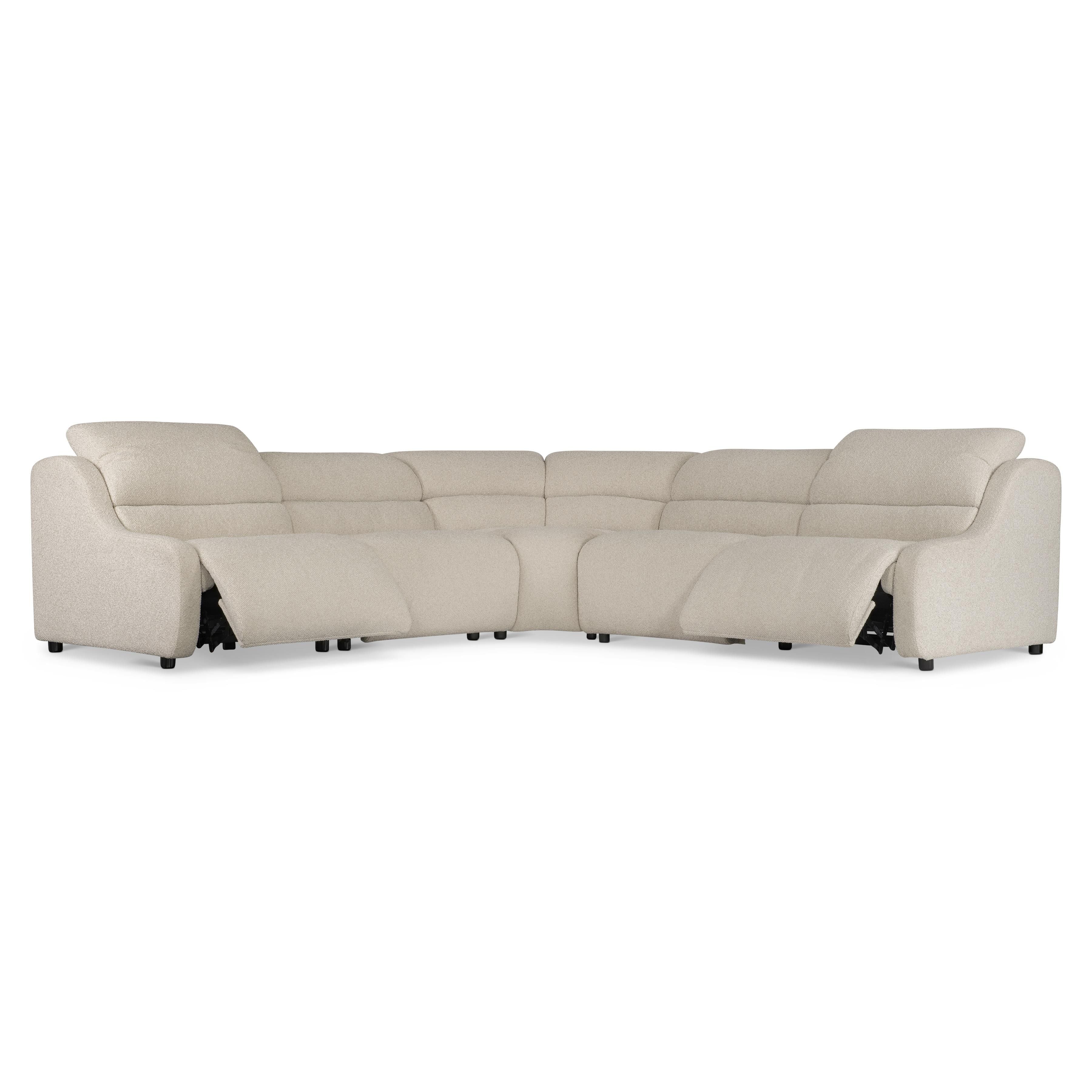 Bernhardt Furniture – Gio Fabric Power Motion Sectional