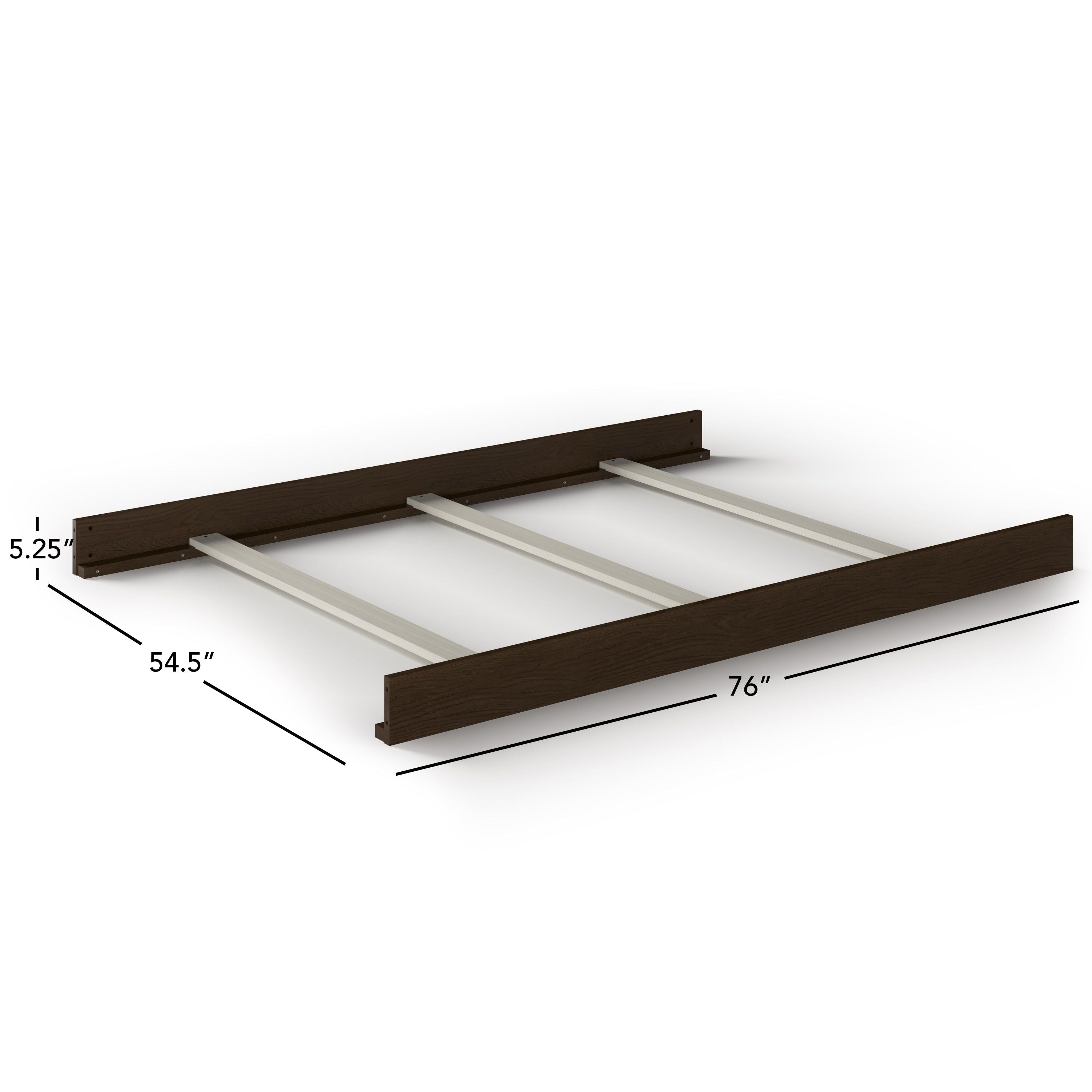 F06454 - Full-size Bed Rails, Slate