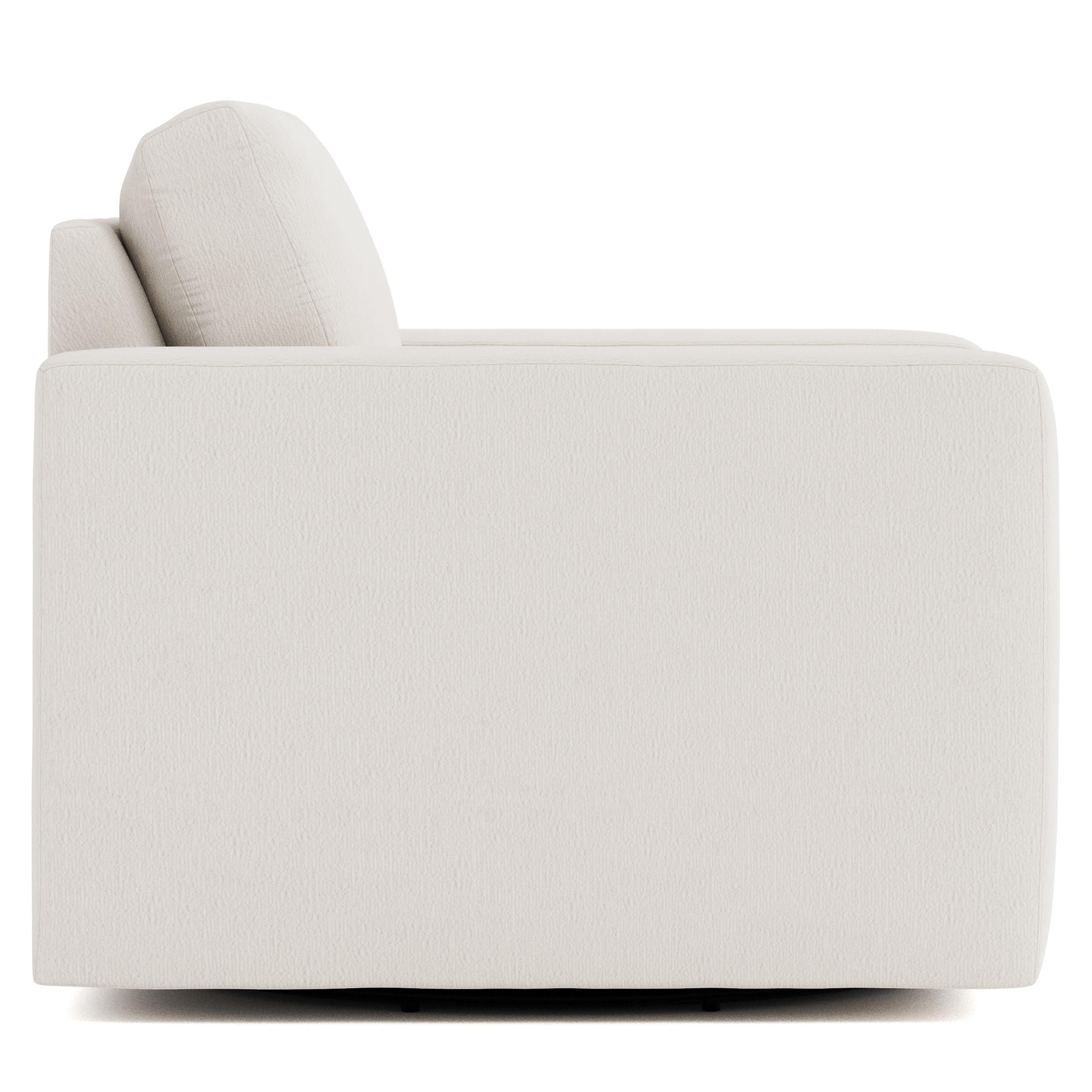 Bernhardt Drew Fabric Swivel Chair