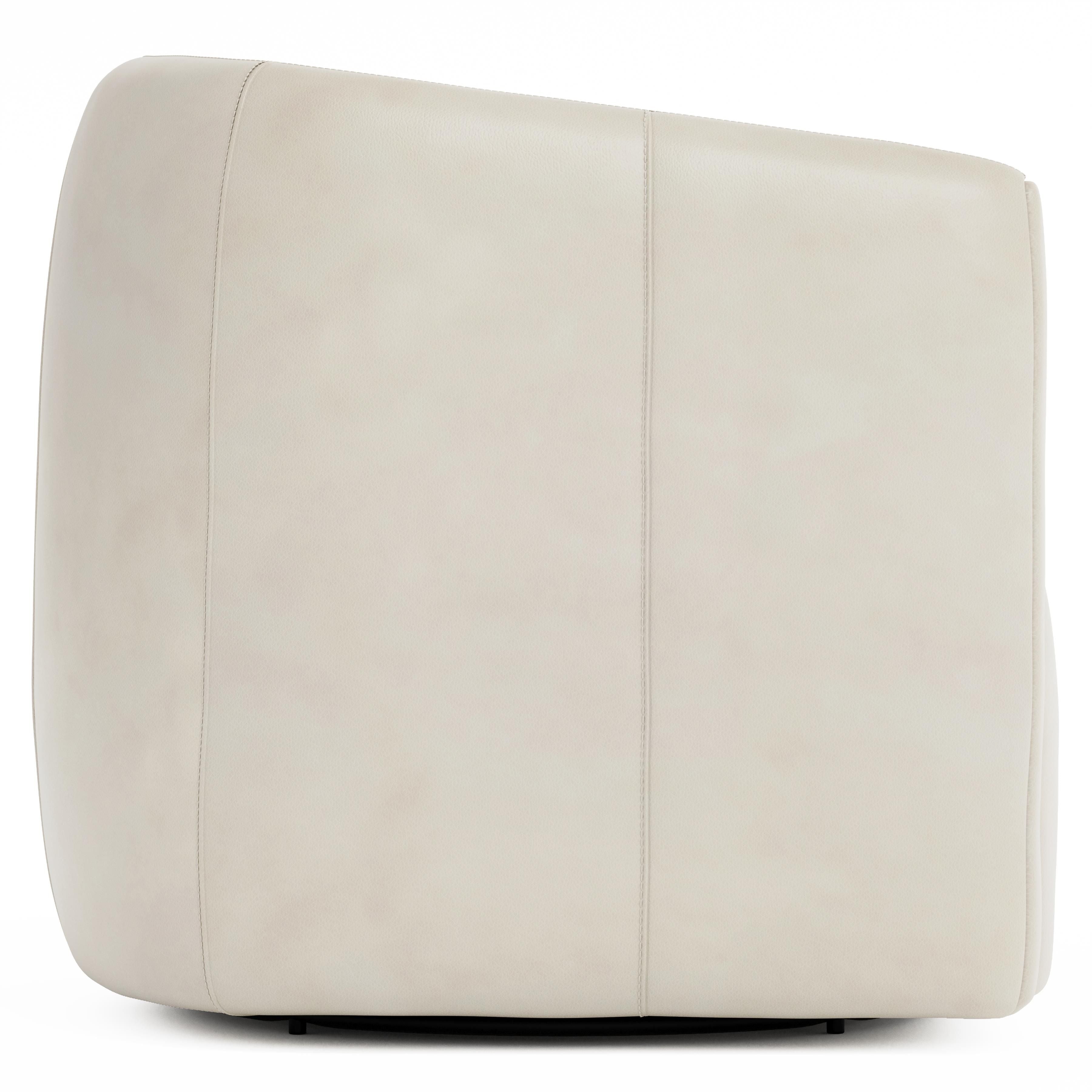 Bernhardt Furniture – Aline Leather Swivel Chair
