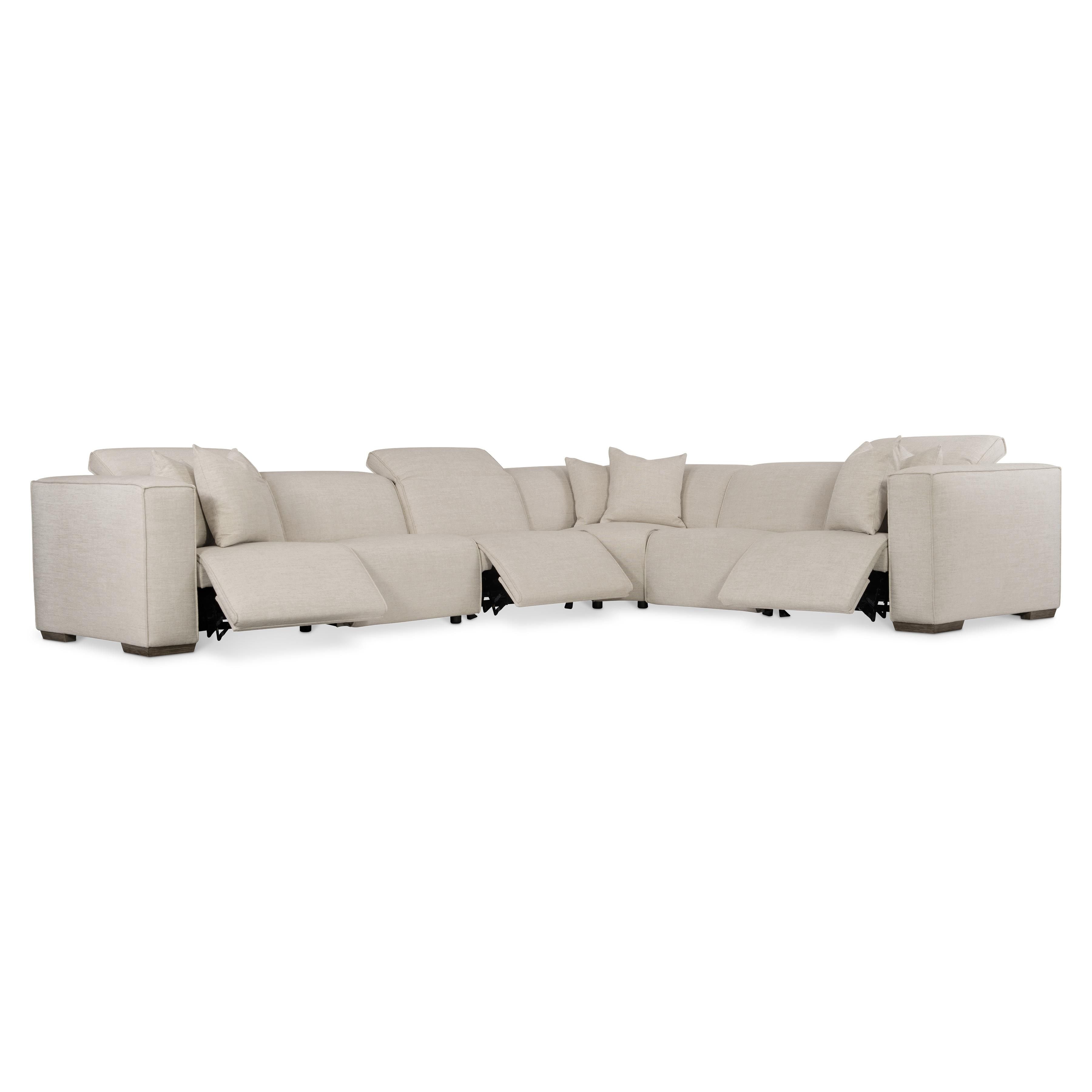 Bernhardt Furniture Bliss Fabric Power Motion Sectional