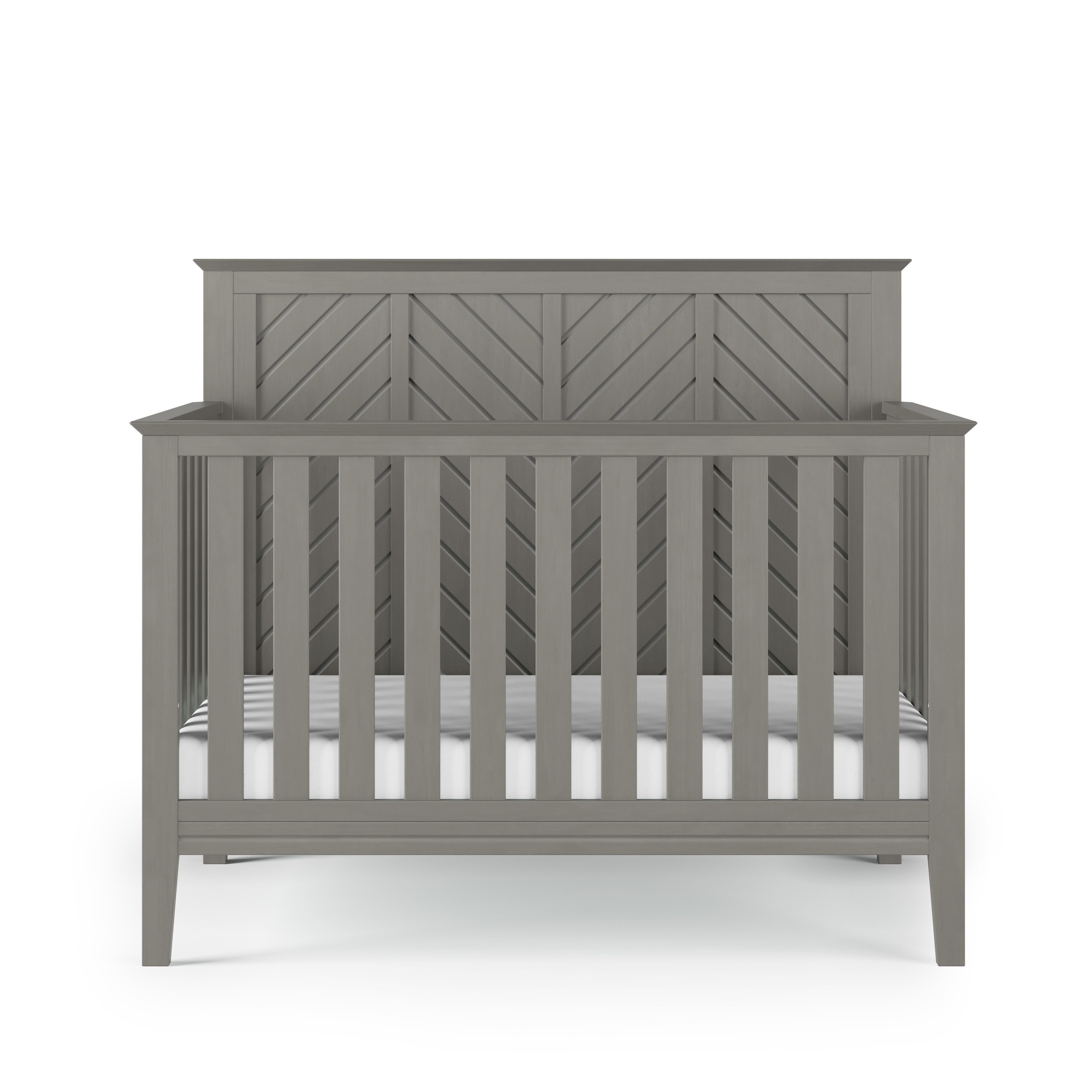 Atwood 4-in-1 Convertible Crib, Lunar Gray