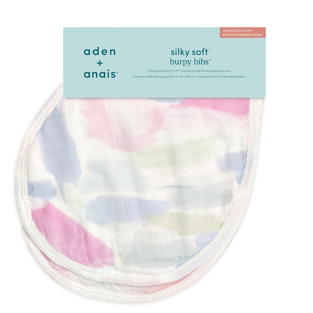 Boutique Silky Soft Burpy Bib 2 Pack