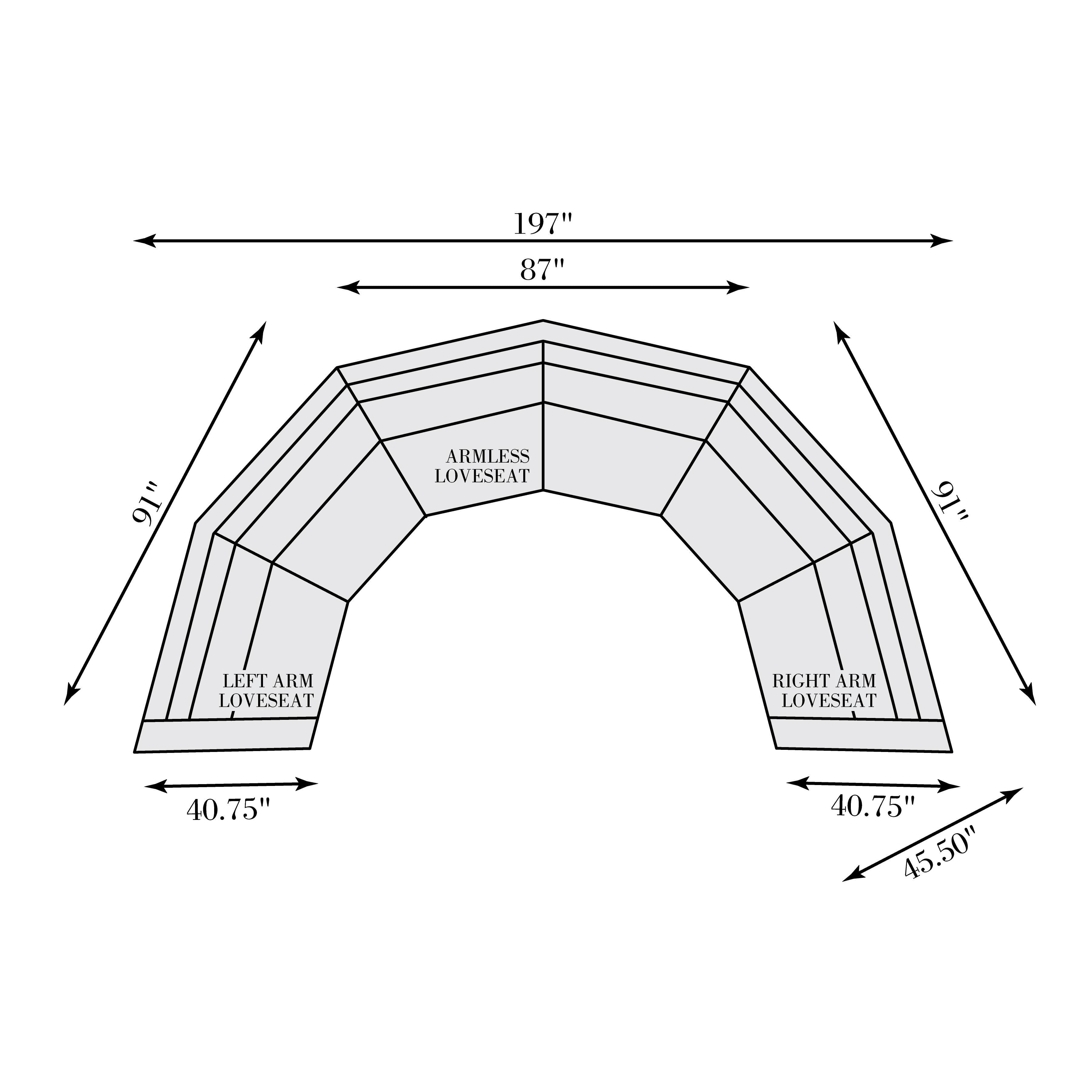Bernhardt Furniture – Del Sol Outdoor Sectional