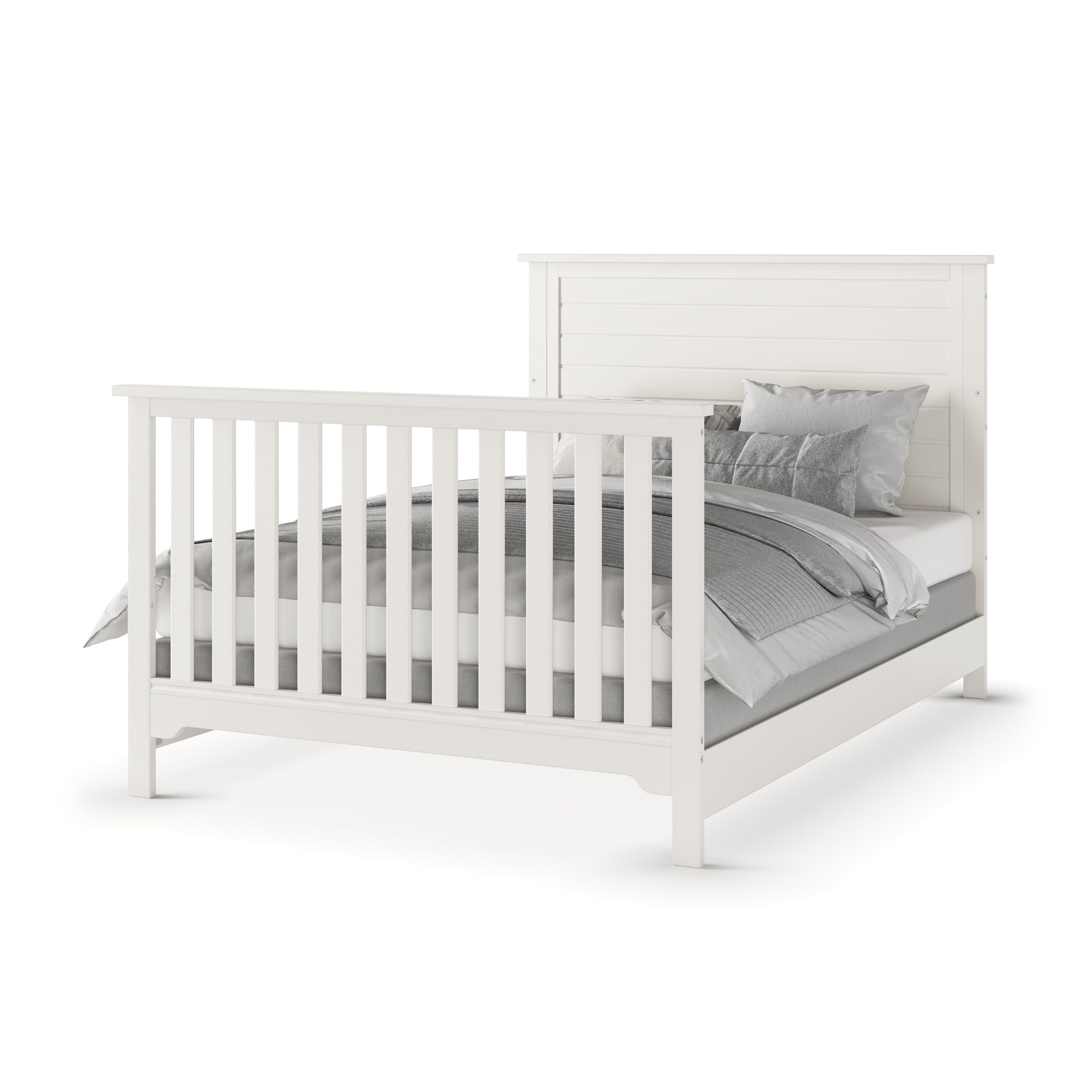 F06401 - Full-Size Bed Rails, Brushed Cotton