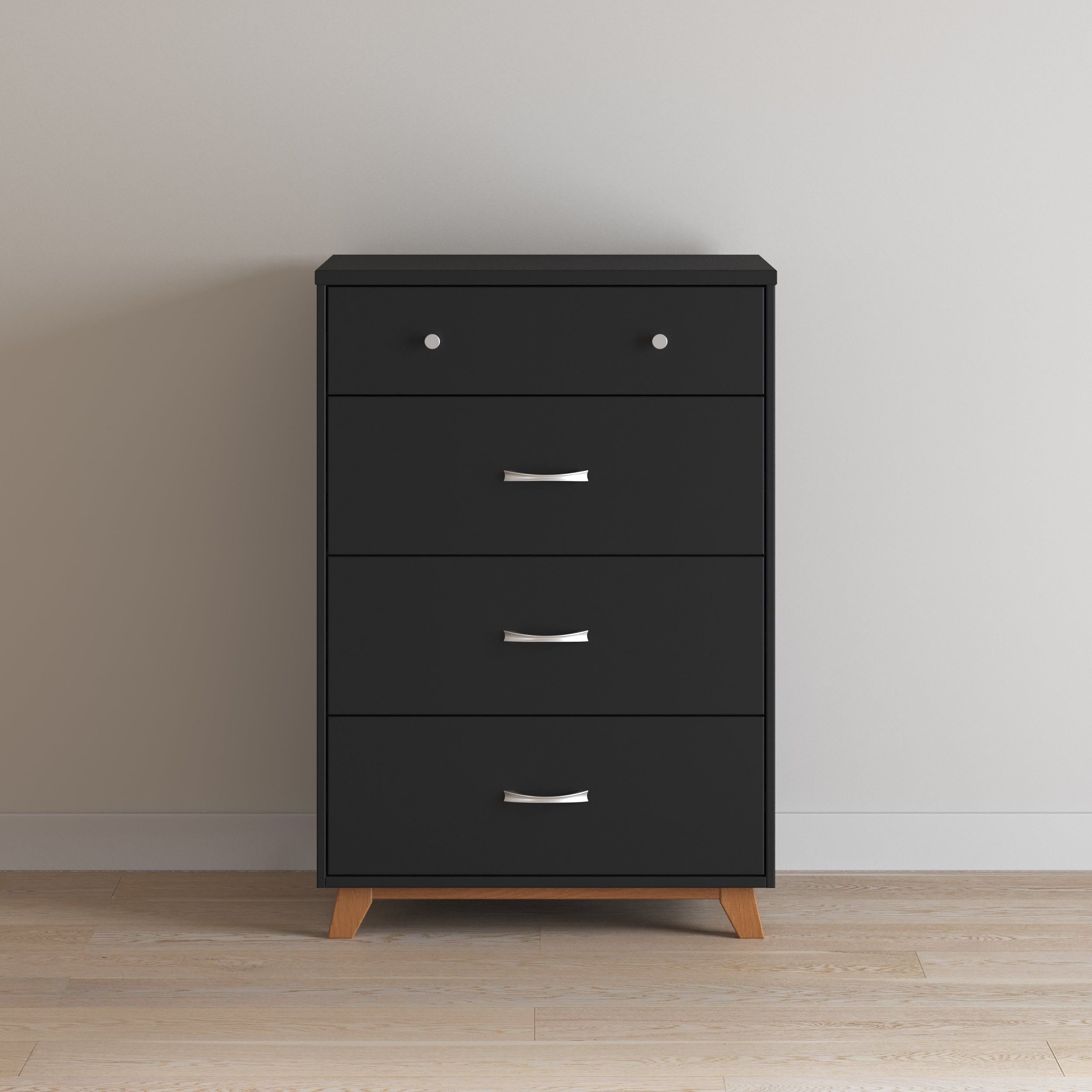 Soho 4 Drawer Chest, Ebony