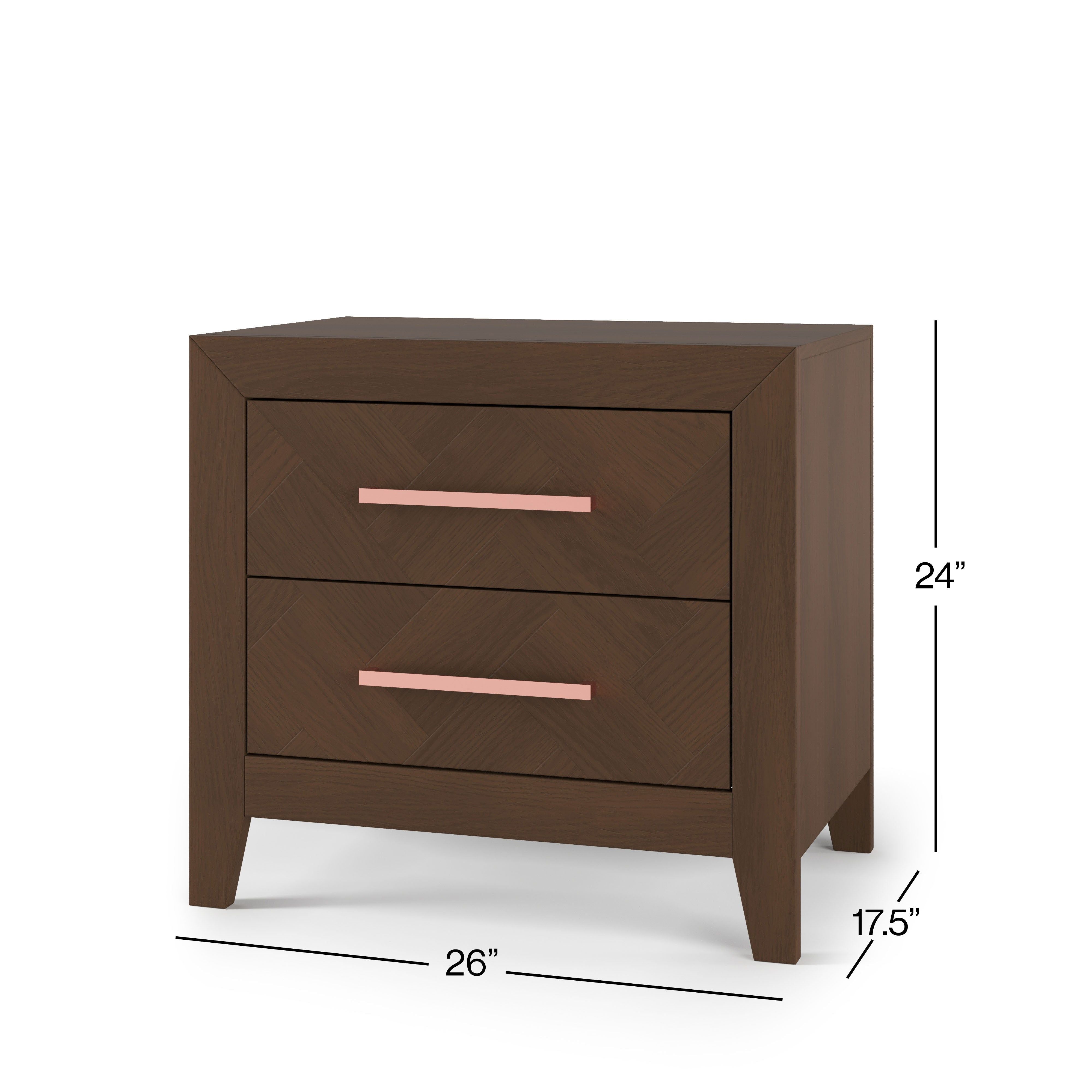 Kieran Nightstand, Toasted Chestnut