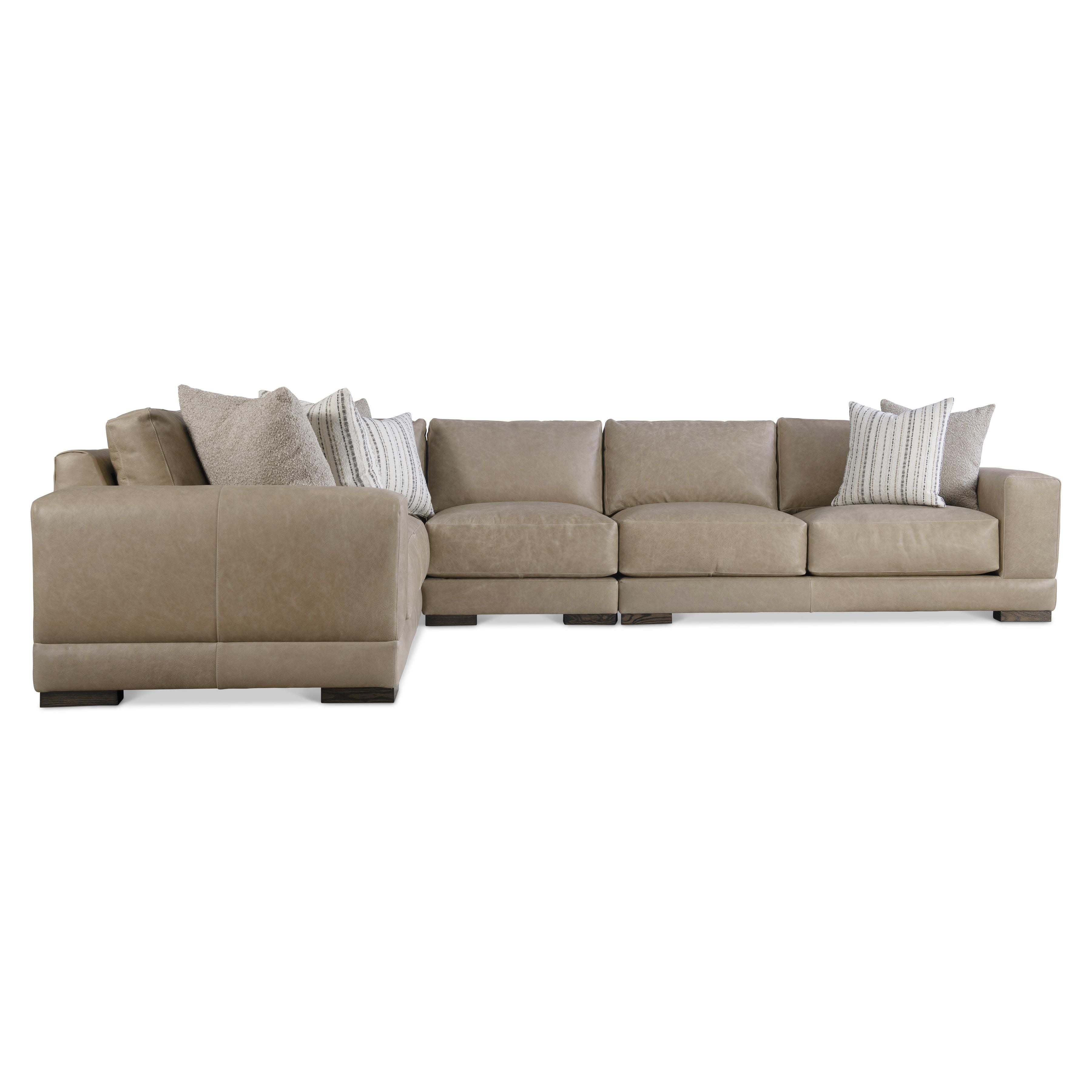 Bernhardt Furniture Lars Leather Sectional