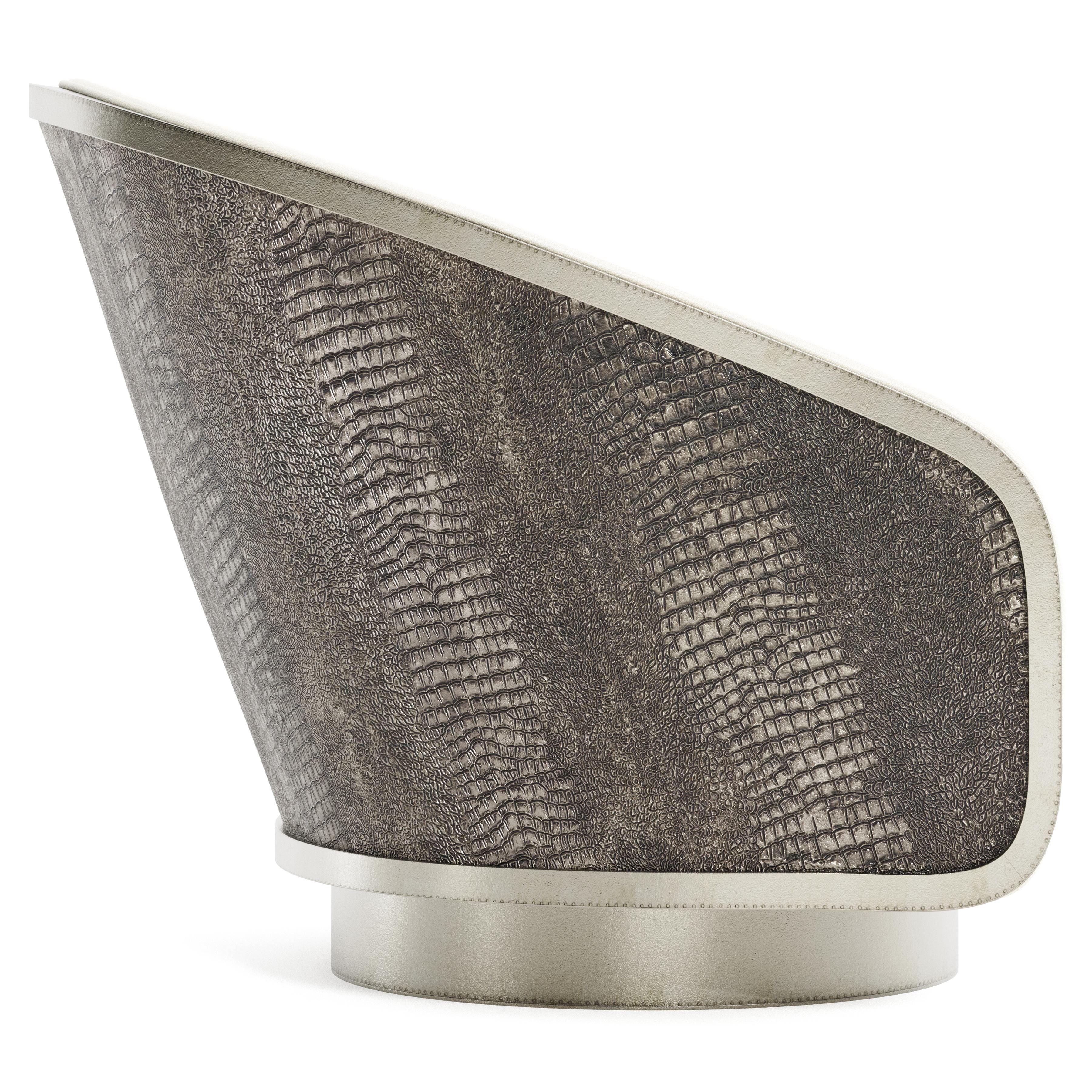 Bernhardt Furniture – Miles Leather Swivel Chair