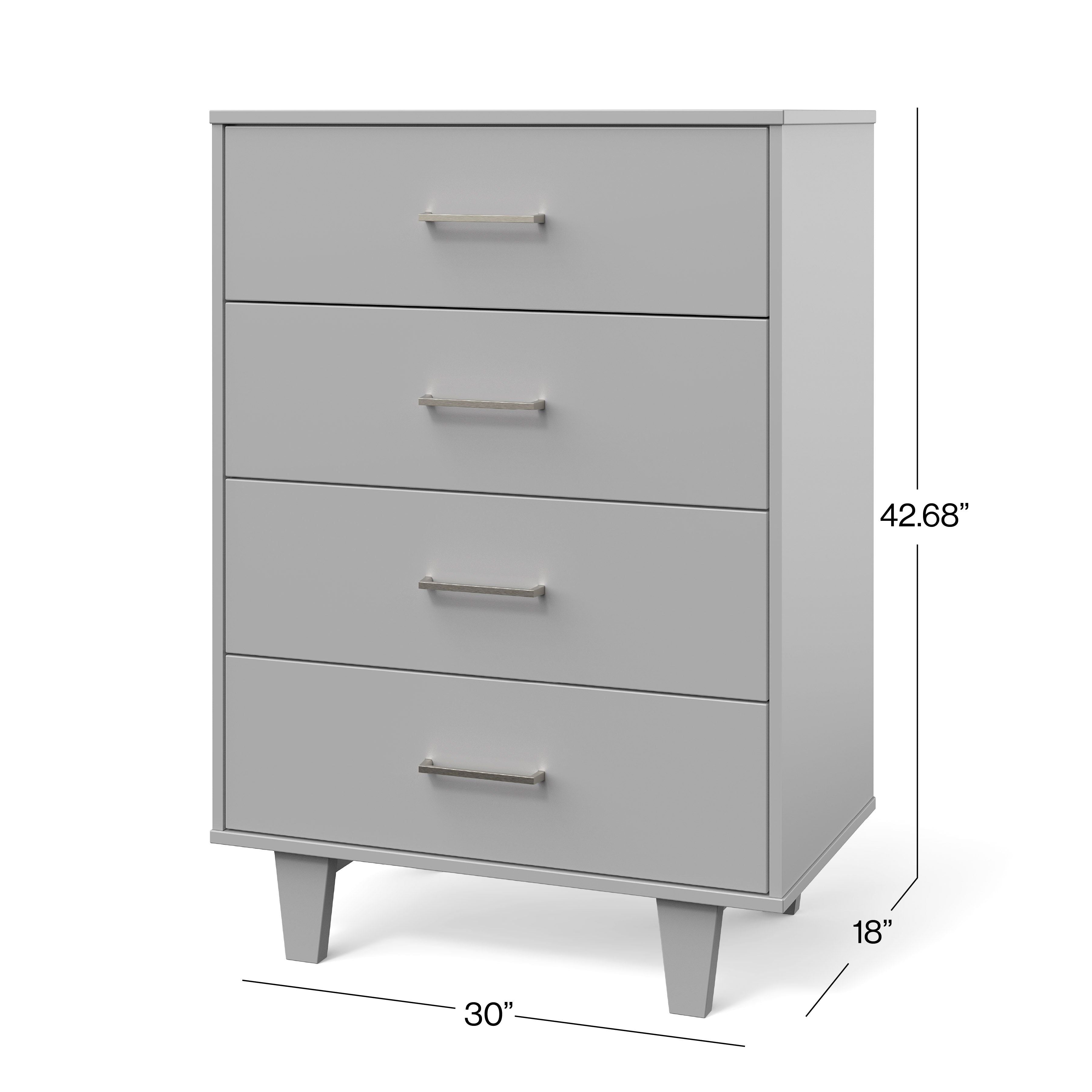 Tremont 4 Drawer Chest, Gentle Gray