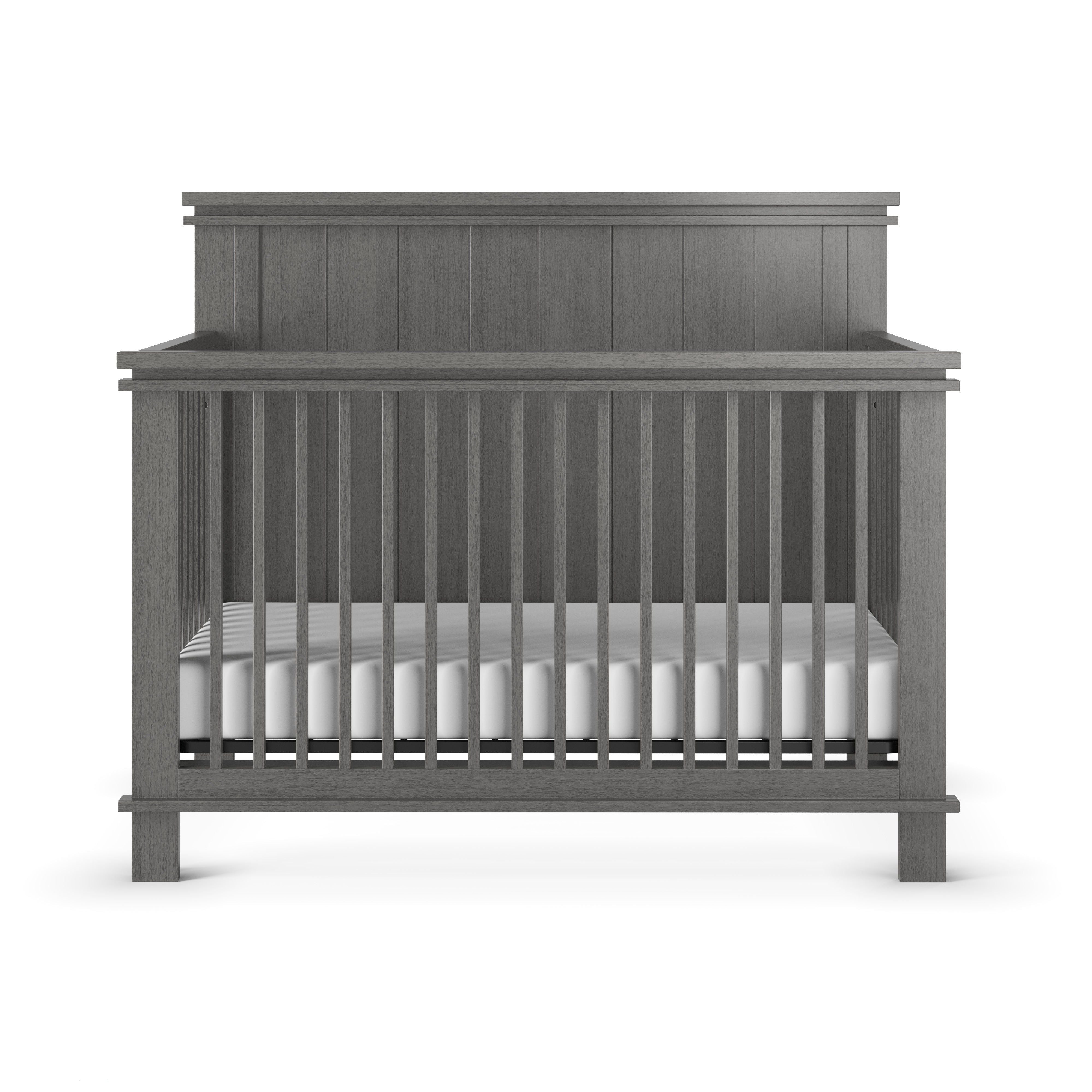 Denman 4-in-1 Convertible Crib, Midnight Gray