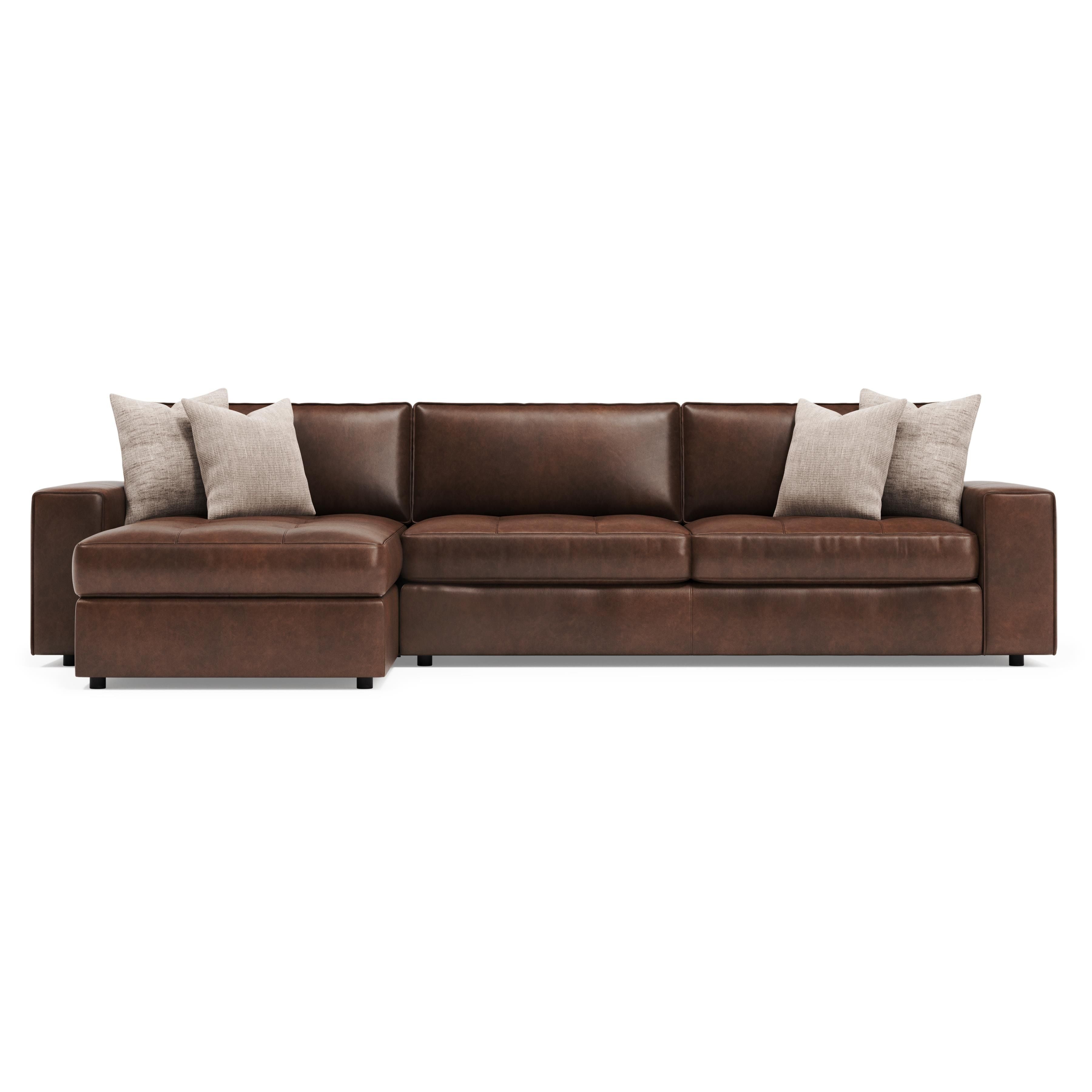 Bernhardt Furniture Nest Leather Sectional
