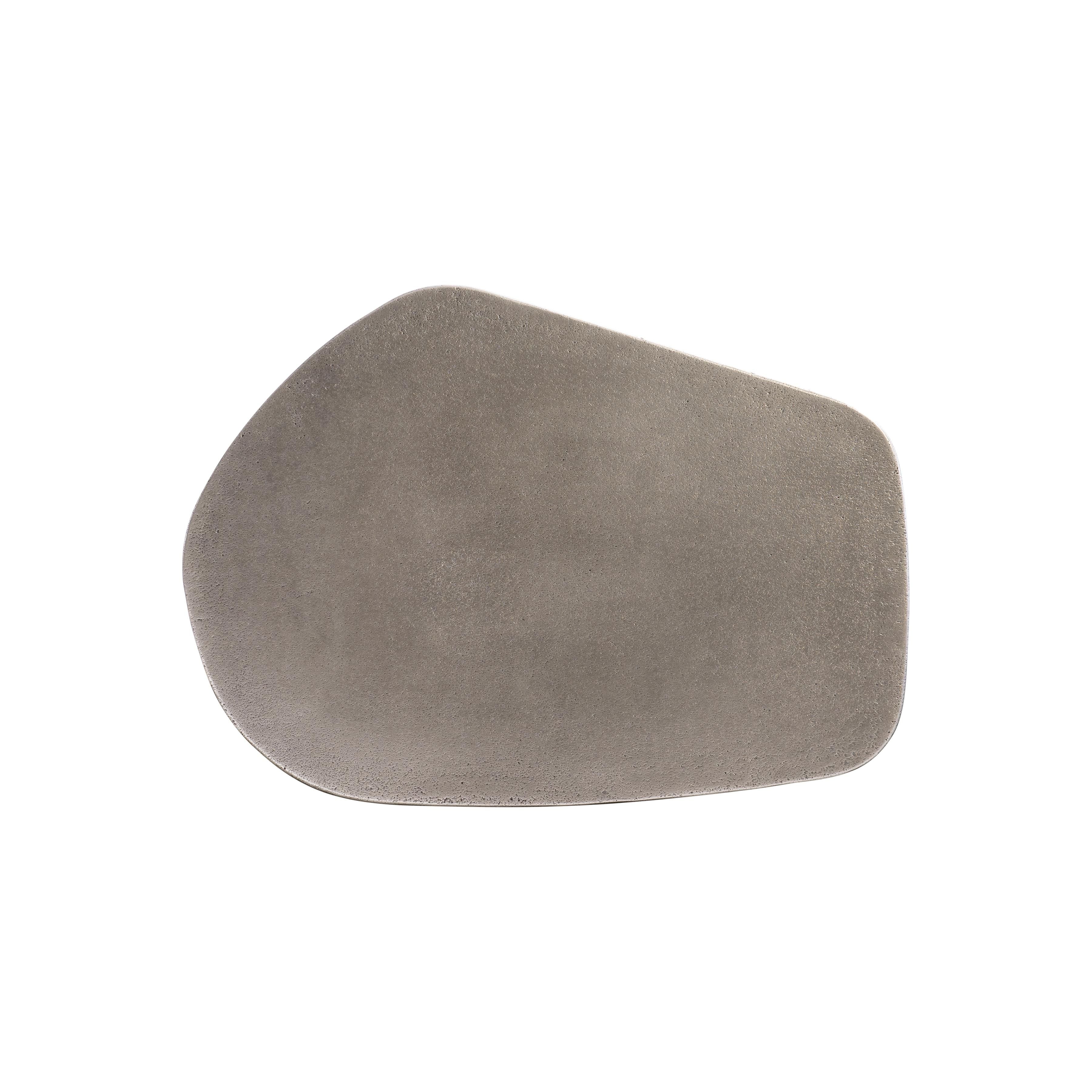 Bernhardt Clawson Cocktail Table Cast Aluminum Graphite