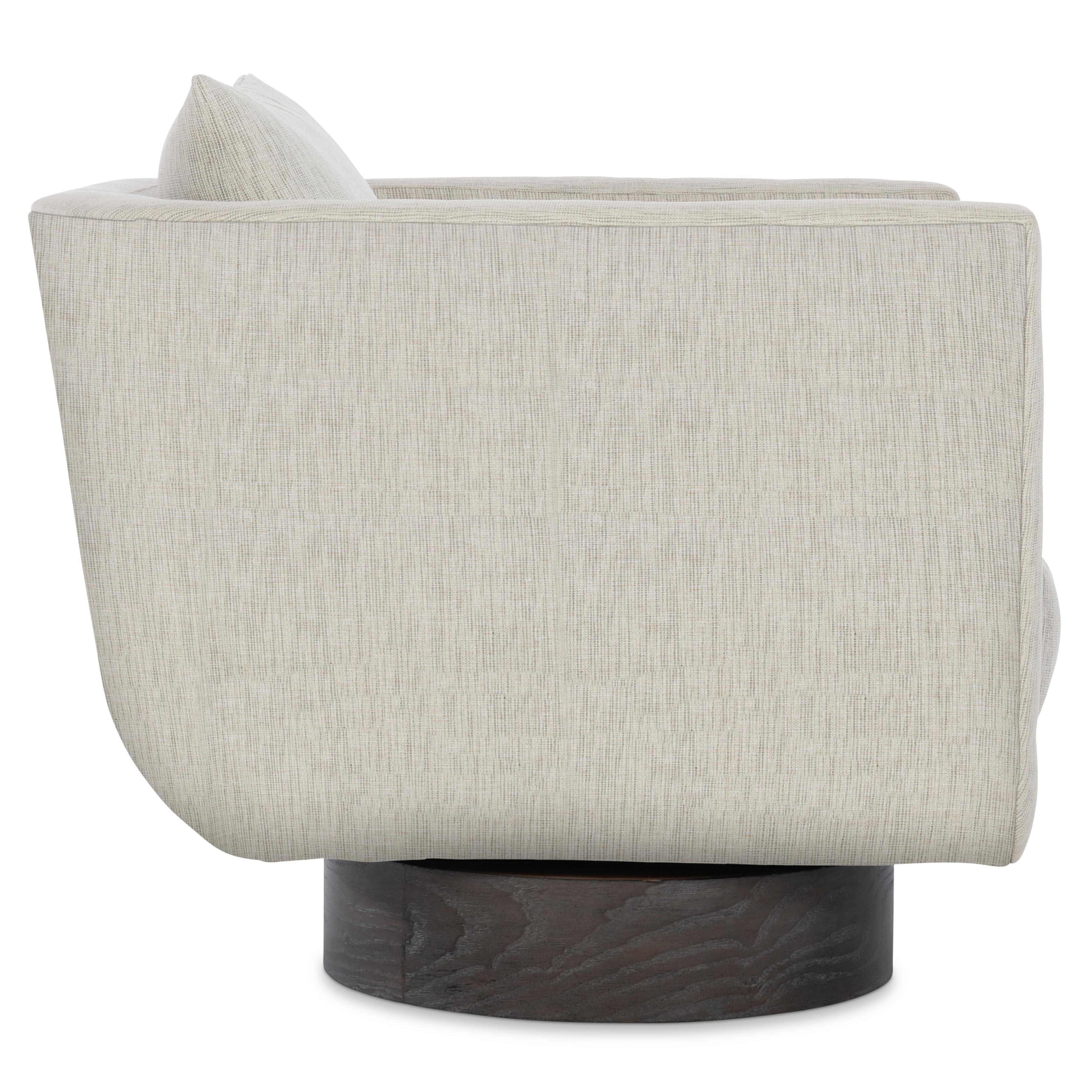 Bernhardt Gemma Fabric Swivel Chair