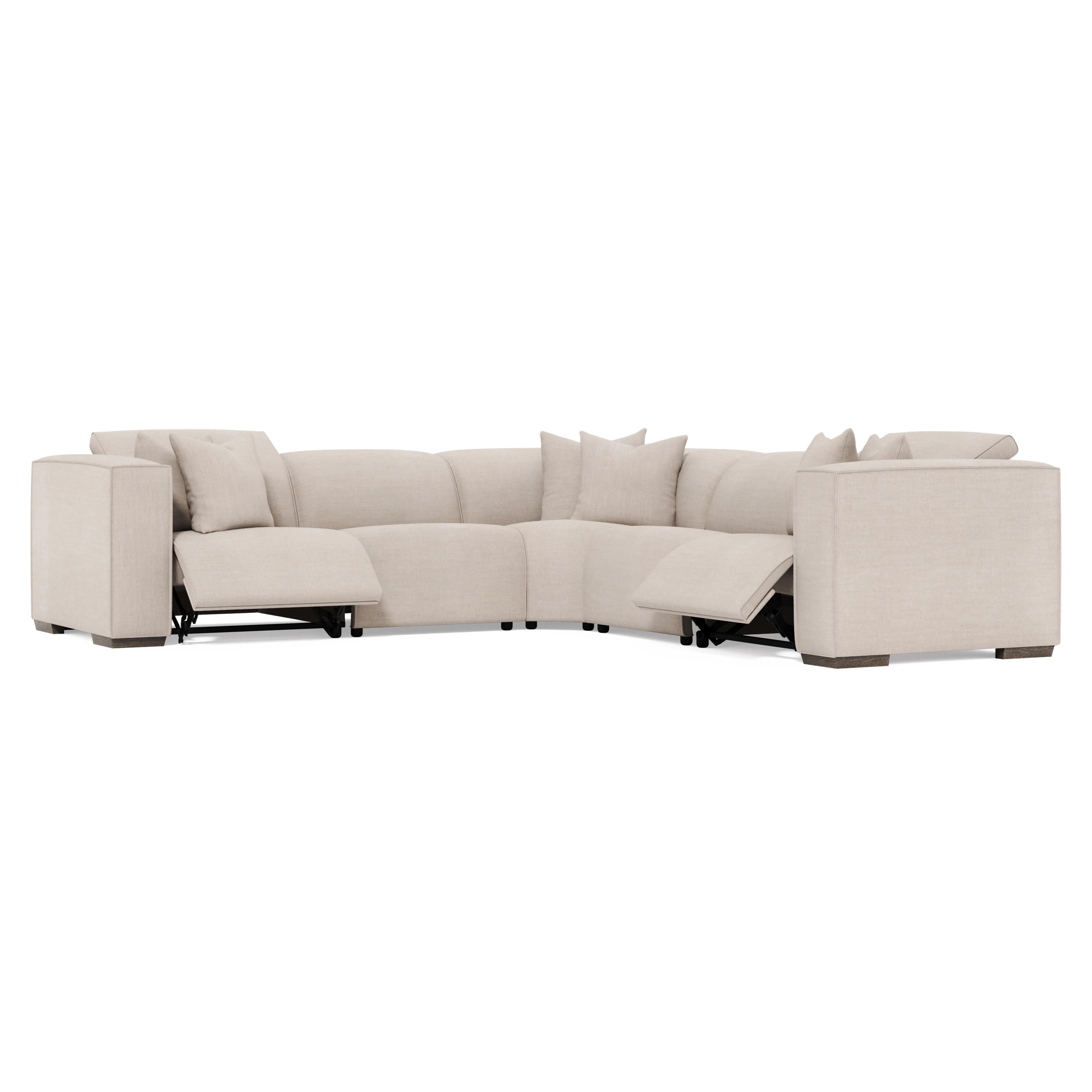 Bernhardt Furniture Bliss Fabric Power Motion Sectional